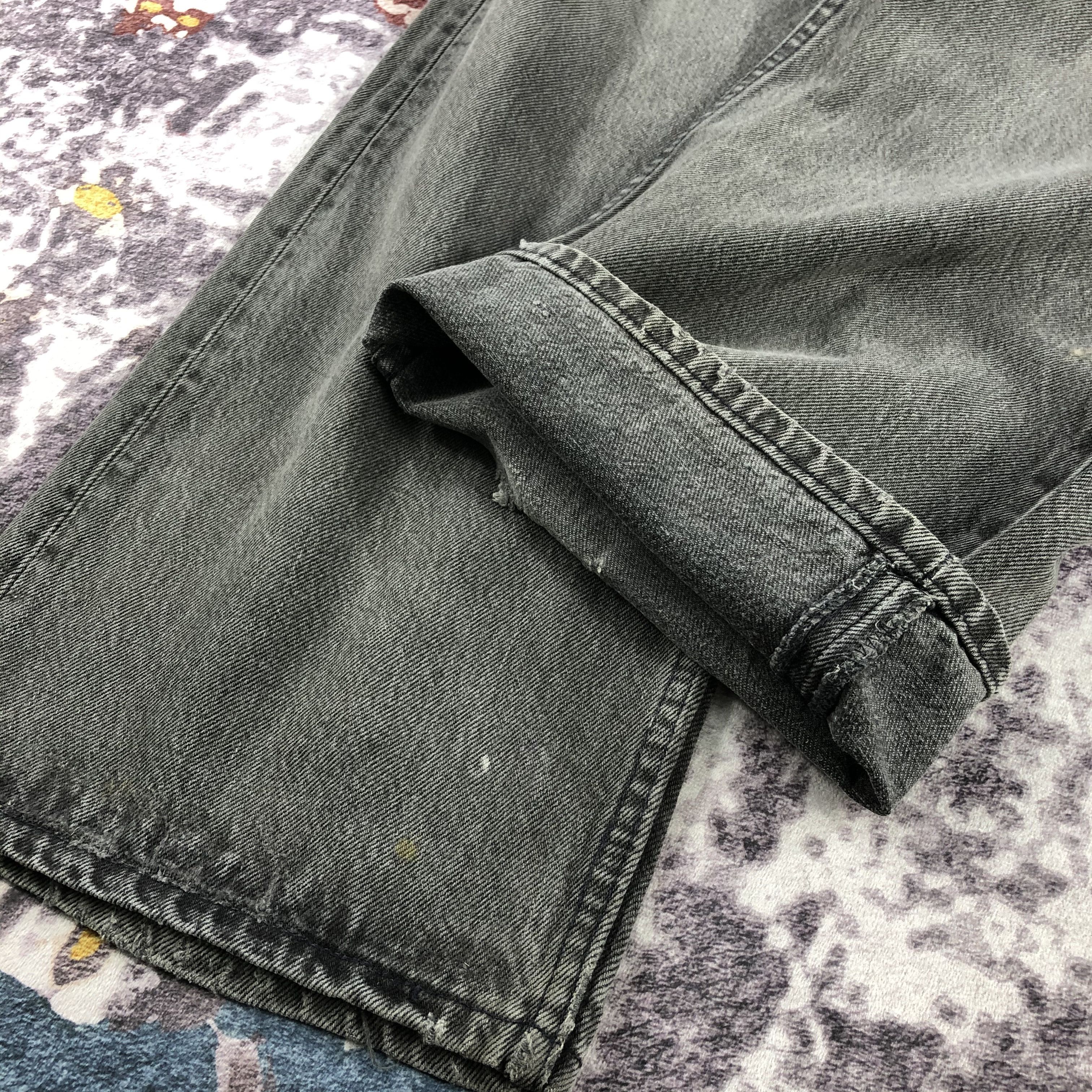 Levi's Vintage 90s Levis 501 Faded Black Jeans-JM2541 Size US 42 / EU 58 - 9 Thumbnail