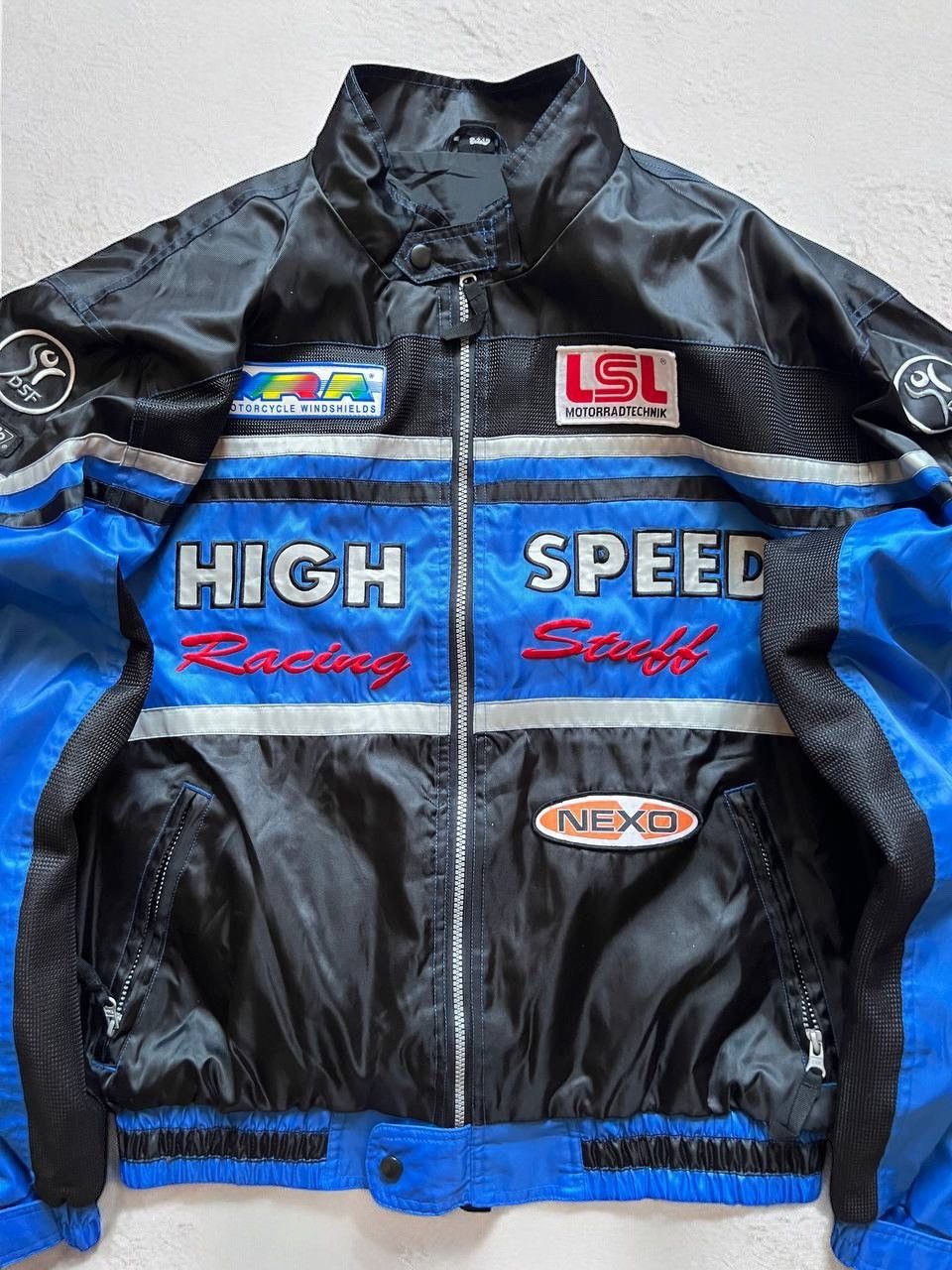 Japanese Brand × Vintage VINTAGE RACING JACKET HIGH SPEED MOTOBIKE PROTECTIVE ARMOR Size US L / EU 52-54 / 3 - 6 Thumbnail