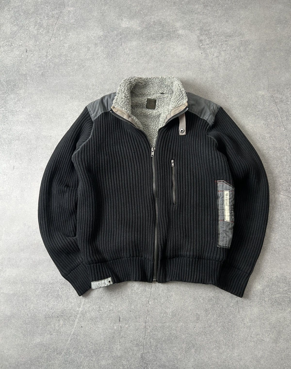 Japanese Brand Osaka Tiger fleece knit-sweatshirt mens y2k Size US M / EU 48-50 / 2 - 2 Thumbnail