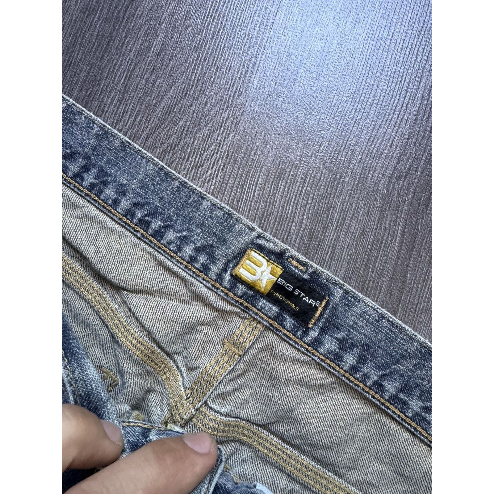 Big Star × Vintage Y2K Vintage Big Star Workwear Denim Rap Pants Size US 34 / EU 50 - 3 Thumbnail