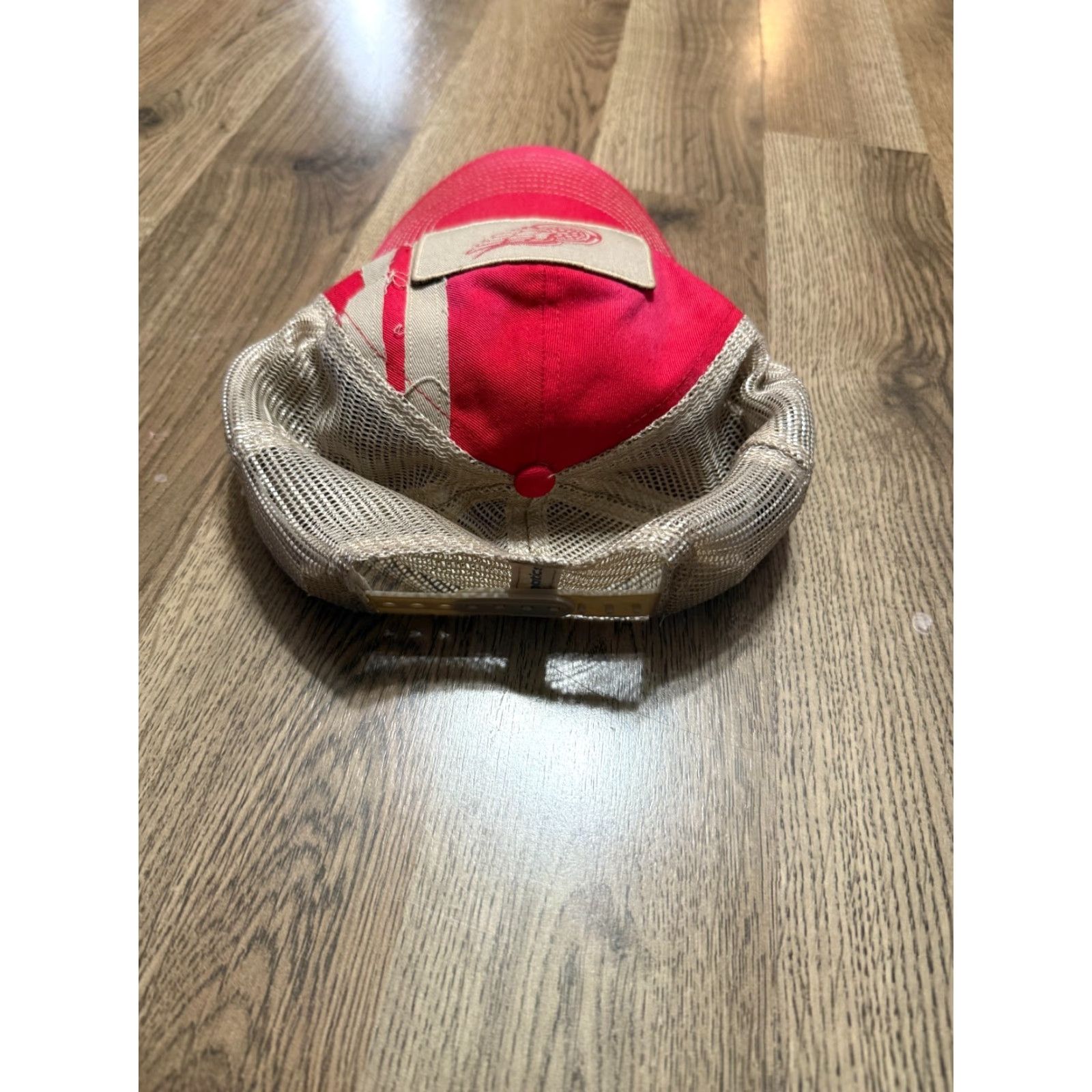 Vintage Detroit Red Wings Fanatics Hat Baseball Cap Red NHL Men One Size Baseball Hat Red Hockey NHL Mens Size ONE SIZE - 5 Thumbnail