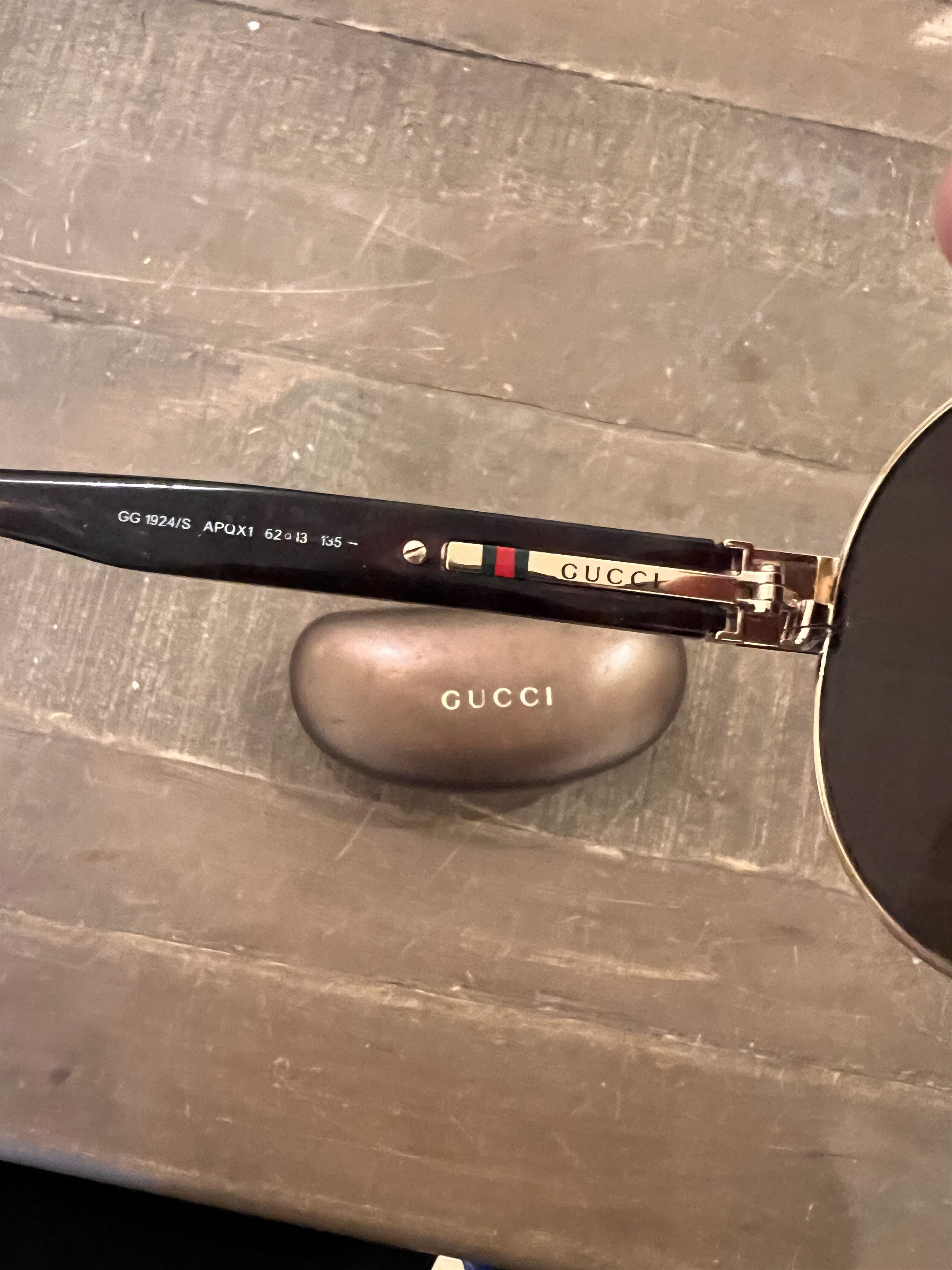 Gucci Pilot Sunglasses 😎 Size ONE SIZE - 3 Thumbnail