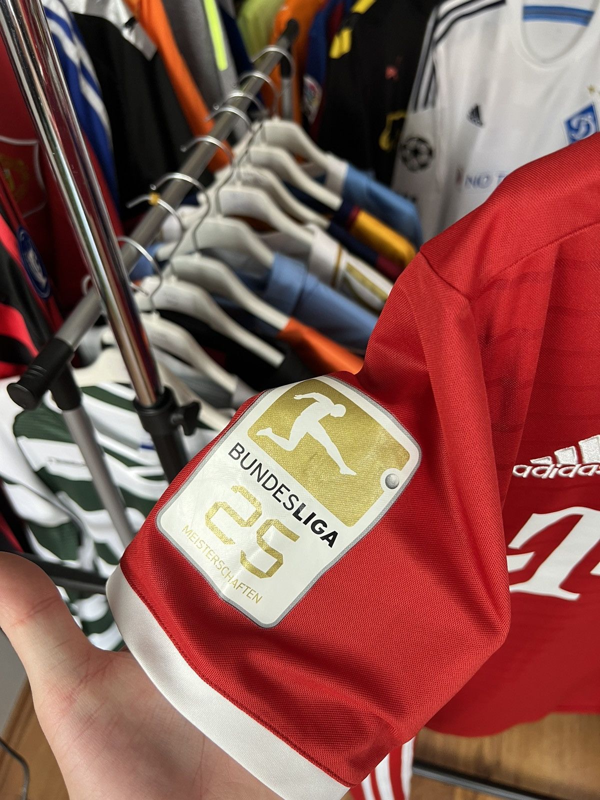 Adidas Jersey Adidas Bayern 2016/17 Müller #25 Vintage Size US M / EU 48-50 / 2 - 5 Thumbnail