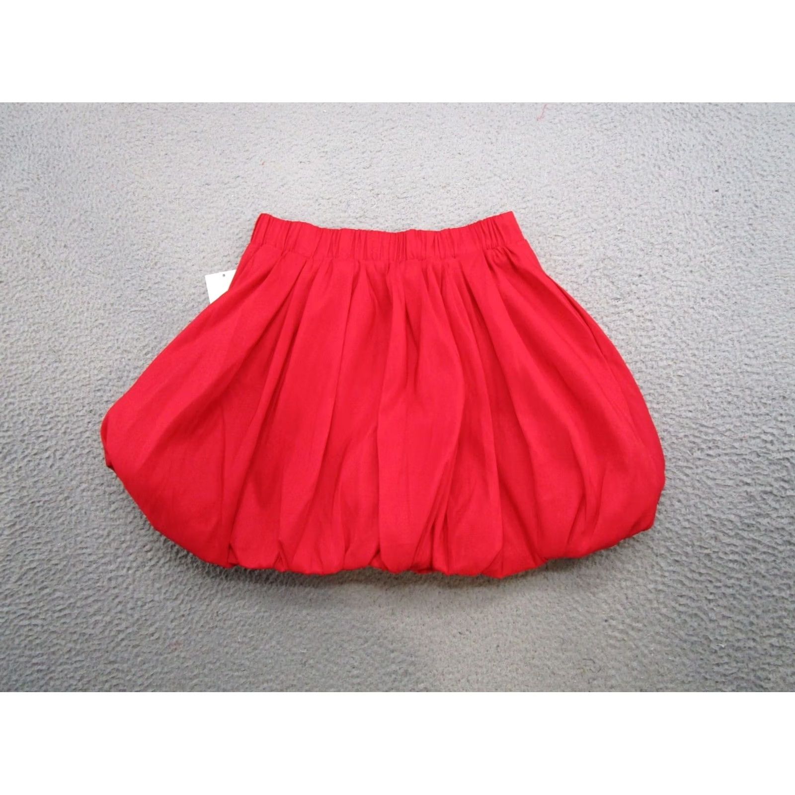 Vintage A New Day Skirt Women XS Red Pleated Elastic Waist Short Preppy NEW Size 26" / US 2 / IT 38 - 6 Thumbnail