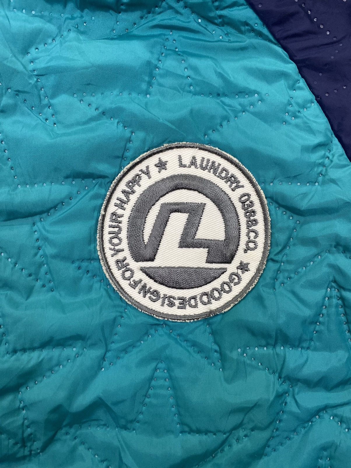 Japanese Brand Laundry Reversible Full Zip Hooded Jacket Size US XS / EU 42 / 0 - 18 Thumbnail