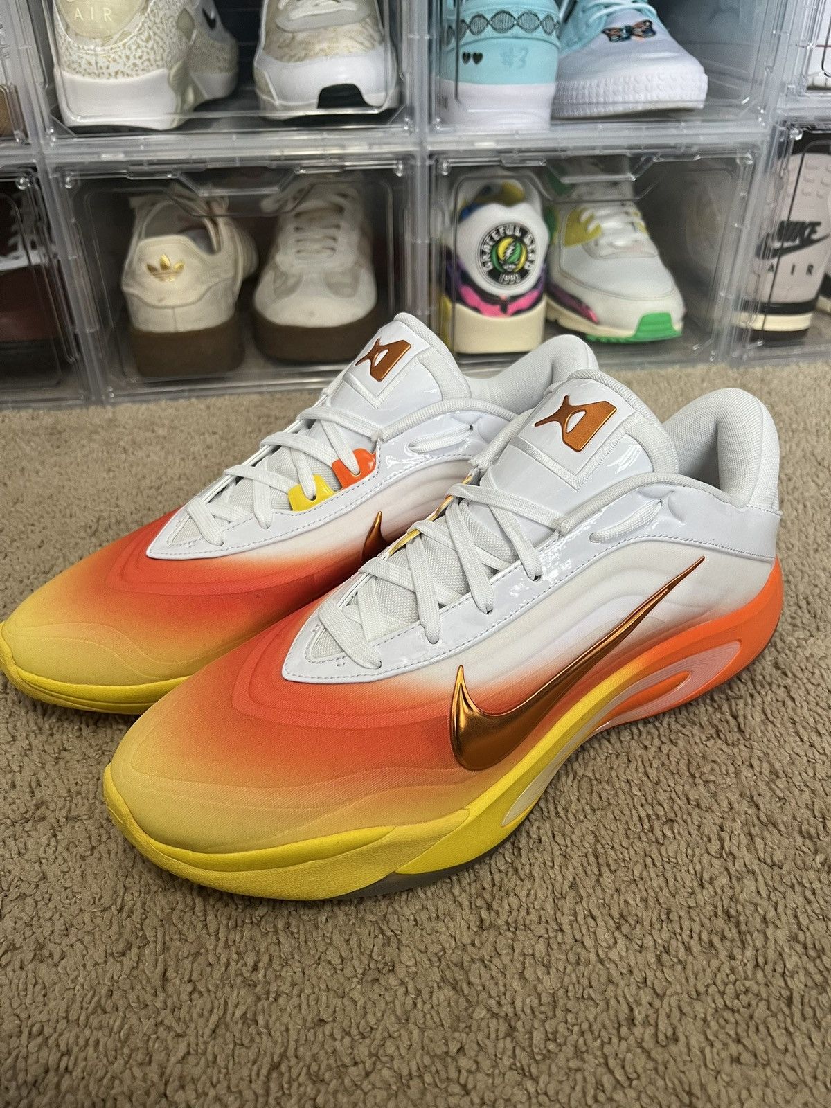 Nike Size US W 13.5/ M 12 A'ja Nike A'ja Wilson A'One Candy Corn Size US 12 / EU 45 - 2 Thumbnail