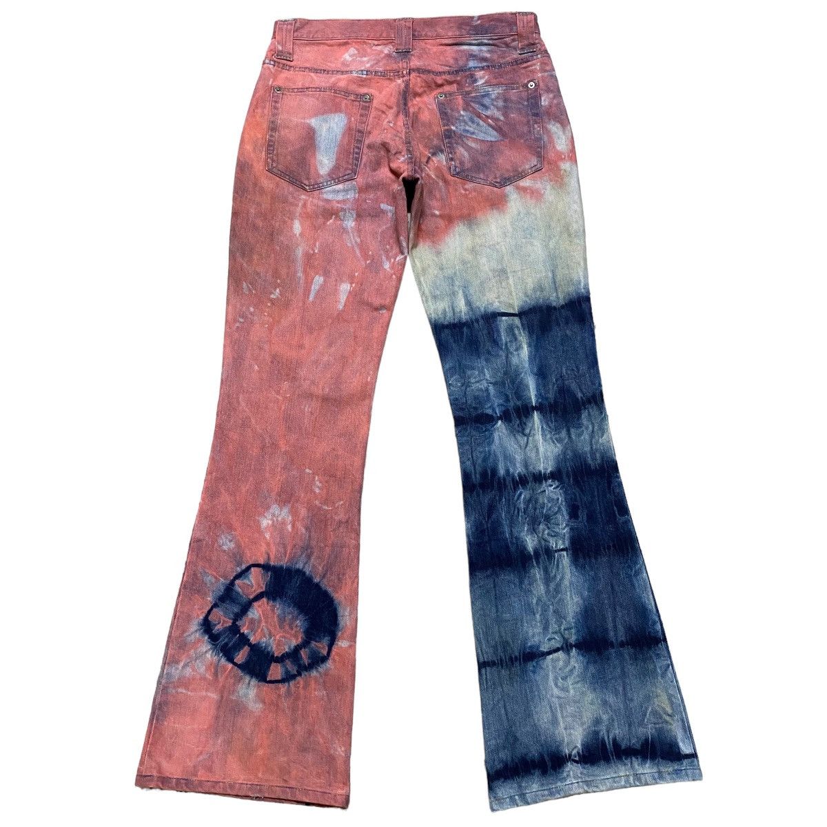 Veronica Led Rechwe Denim Flare Jeans Bohemian Bleach