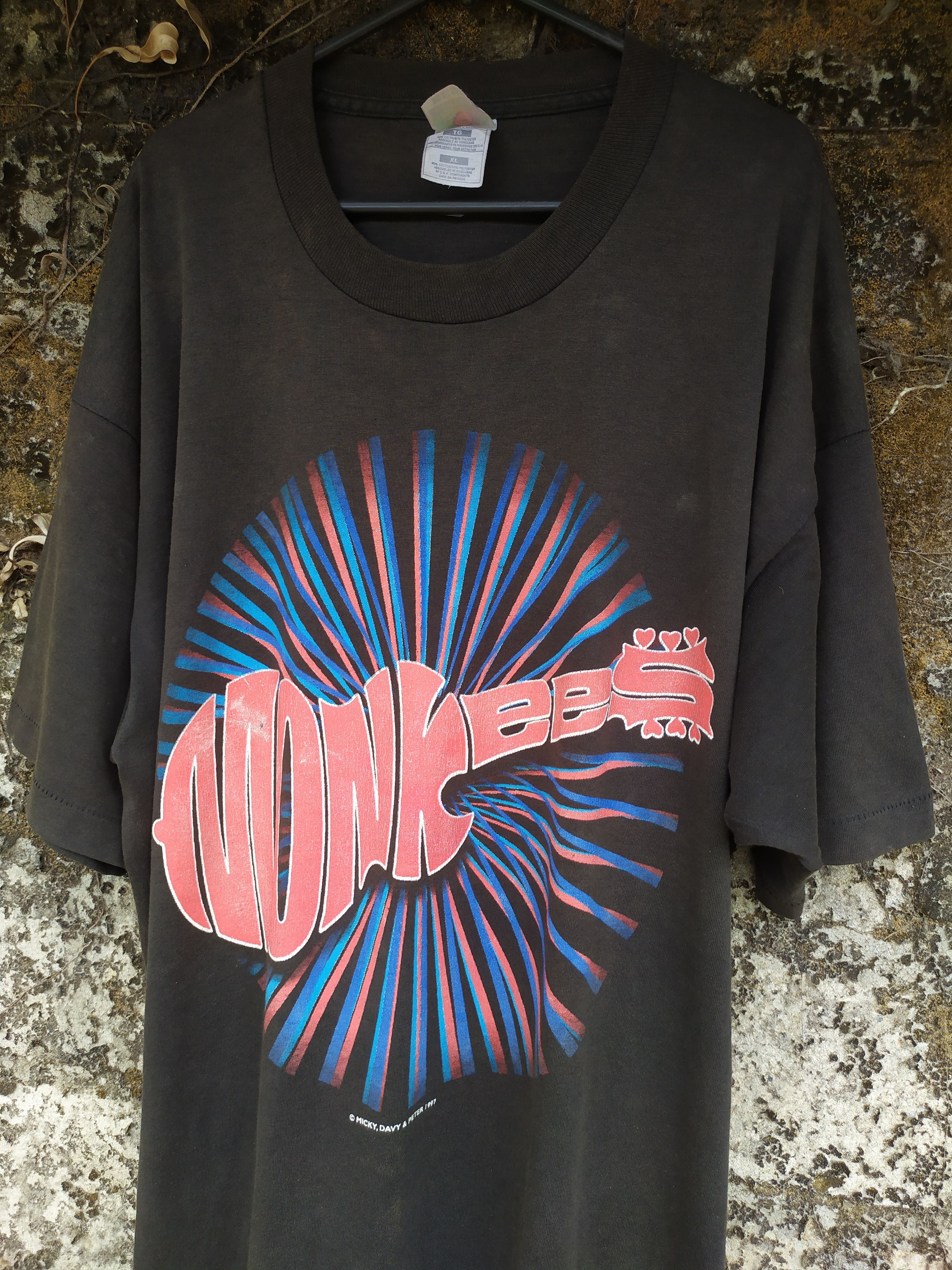 Band Tees Vintage Monkees Tour 1997 Size US XL / EU 56 / 4 - 2 Thumbnail