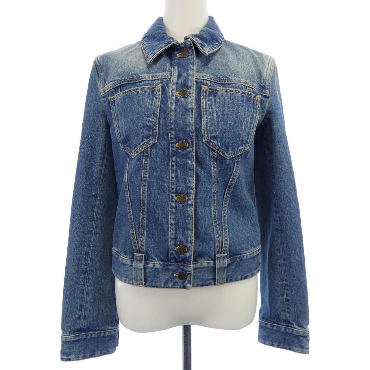 Louis Vuitton Louis Vuitton Louis Vuitton Short Denim Jacket Denim Jacket Textile Outerwear FQJA20GM1 DUTY FREE for USA Size ONE SIZE - 1 Thumbnail