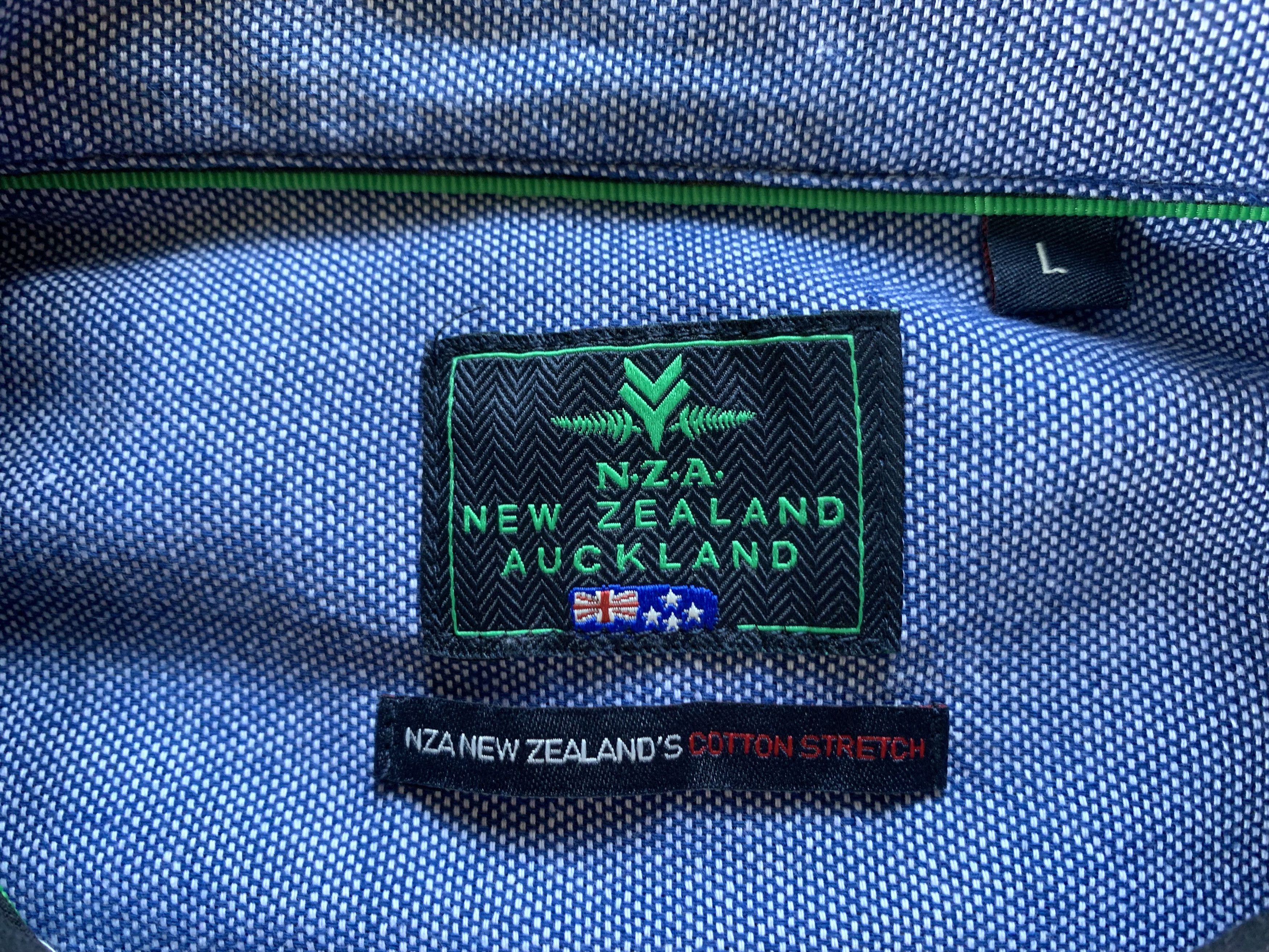 Designer NZA New Zealand Auckland Men's Long Sleeve Shirt Size US L / EU 52-54 / 3 - 5 Thumbnail