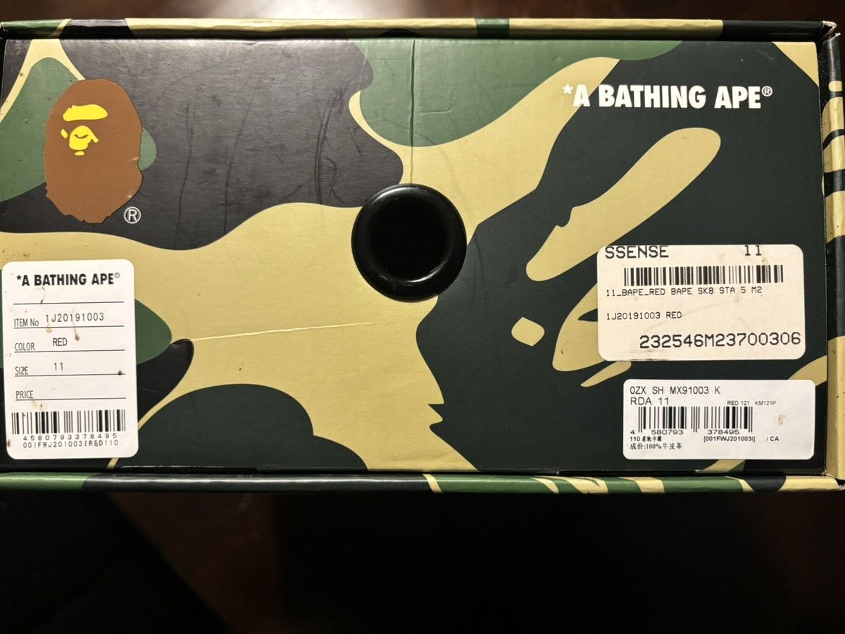 Bape A Bathing Ape Bape SK8 Sta Size US 11 / EU 44 - 21 Thumbnail