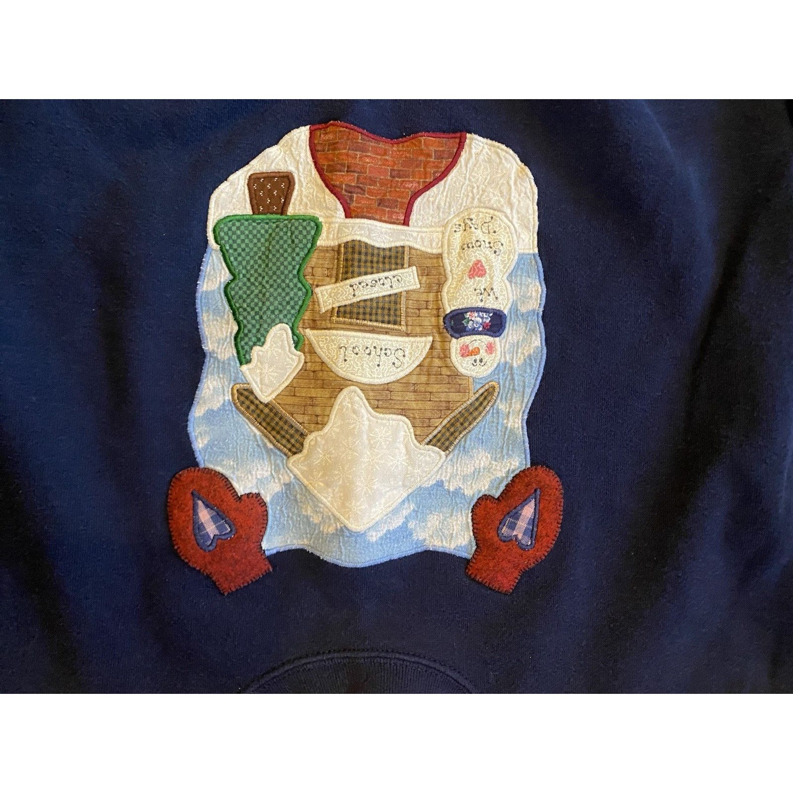 Jerzees VTG Jerzees USA Snowman Snow School Days Men’s Women’s Large Size L / US 10 / IT 46 - 2 Thumbnail