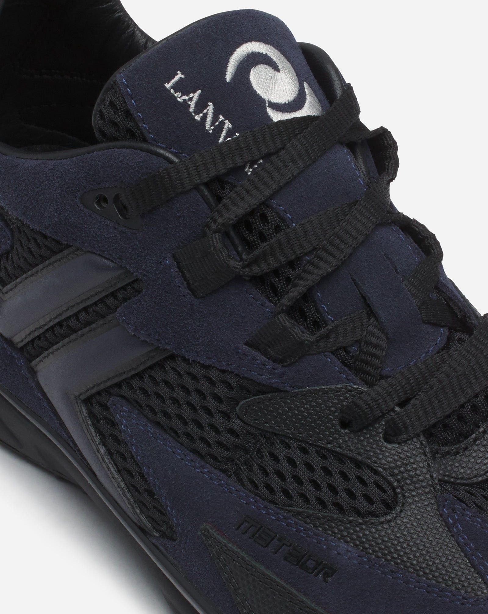 Lanvin o1w1db10226 Meteor Sneakers in Mesh And Suede Size US 10 / EU 43 - 4 Thumbnail