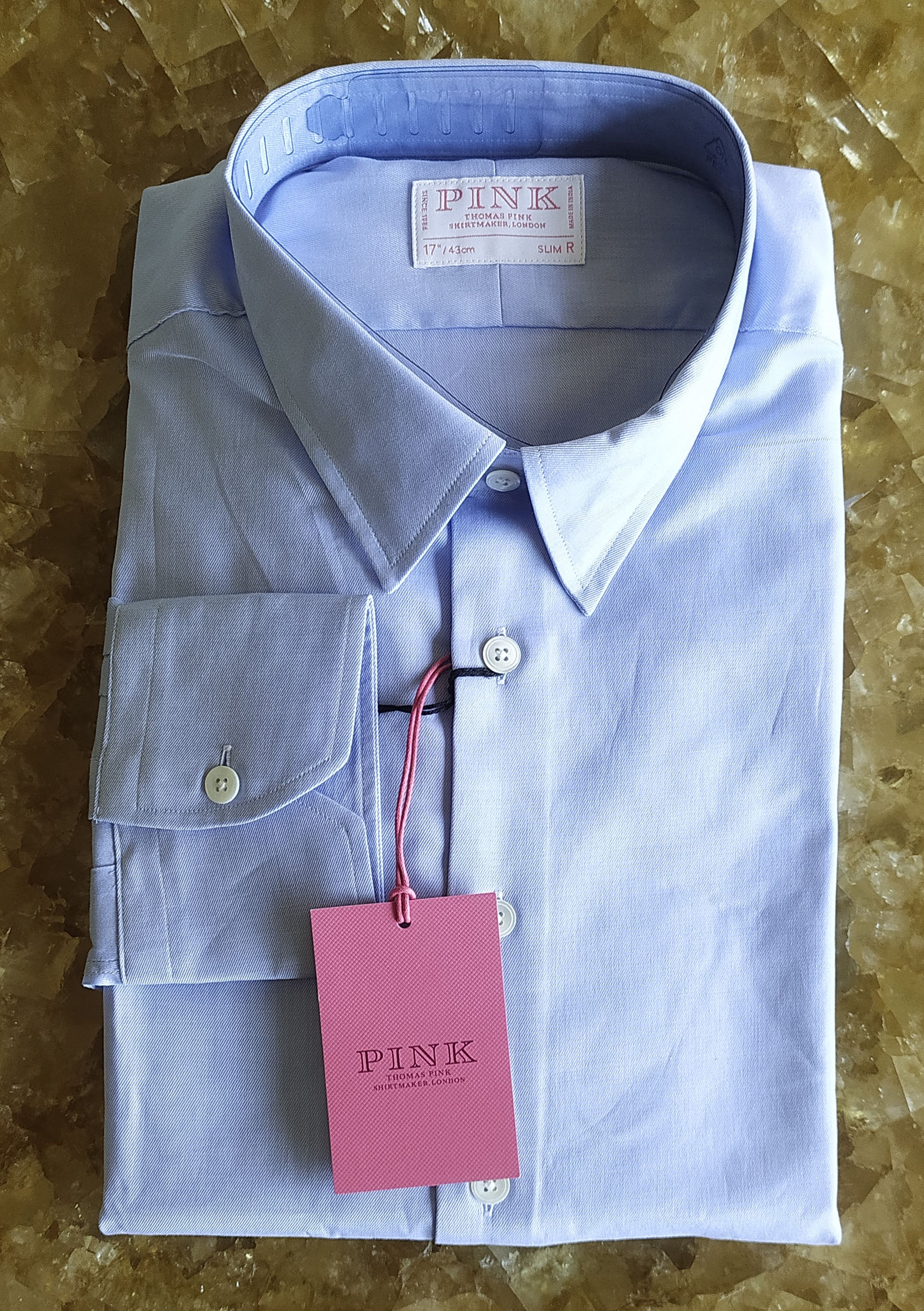 Thomas Pink Thomas Pink Formal Bi-Color Shirt Free Shipping T/139 Size US L / EU 52-54 / 3 - 1 Thumbnail