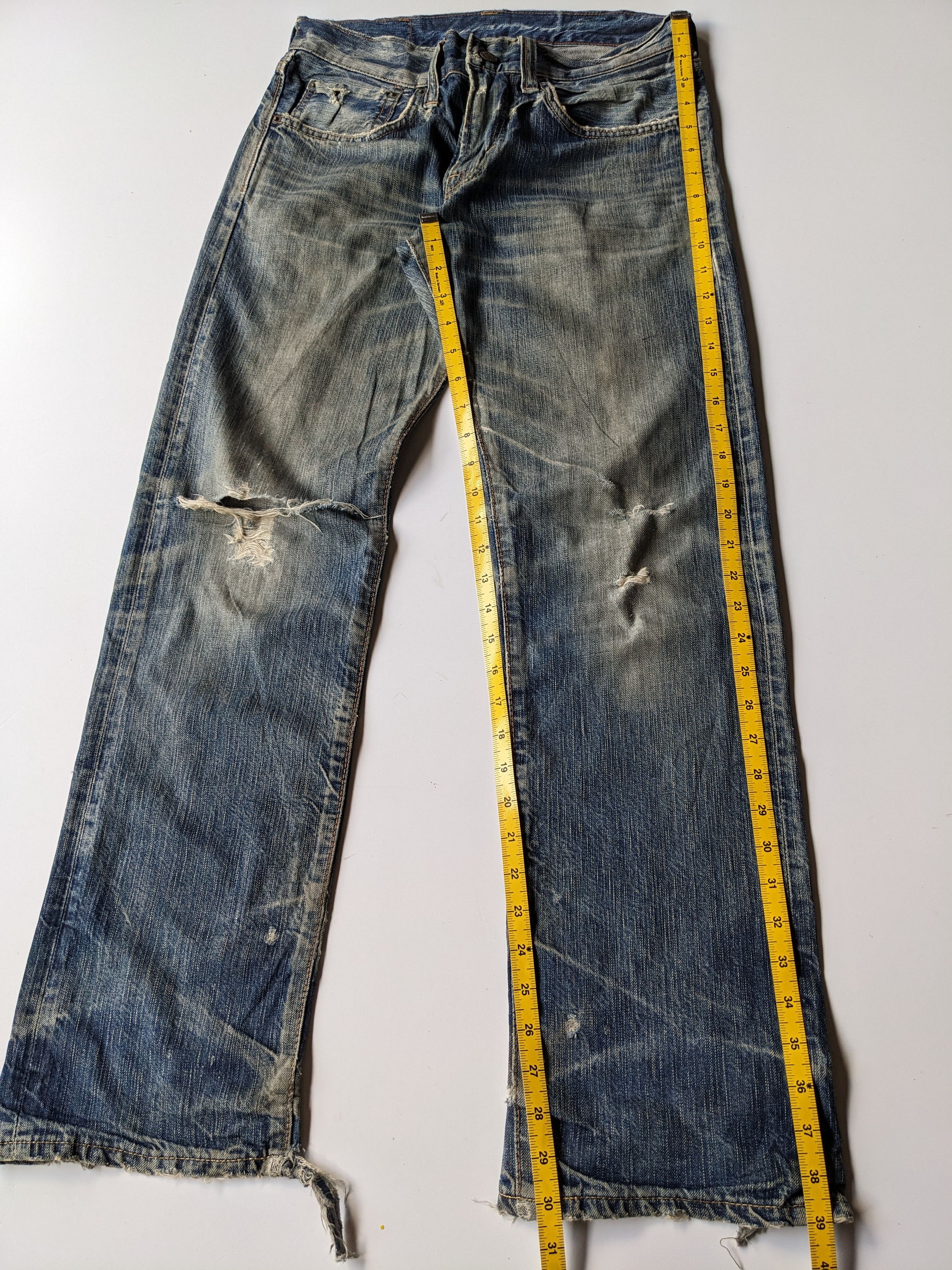 Edwin EDWIN 503 ripped jeans distressed Size US 30 / EU 46 - 10 Thumbnail