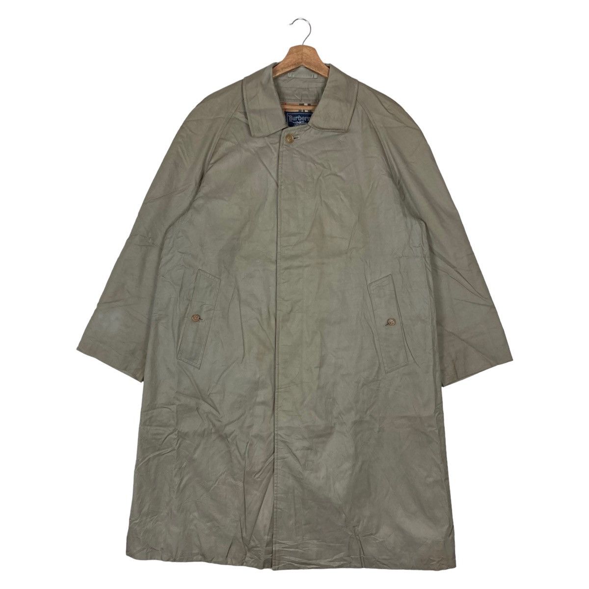 Burberry Burberrys Hidden Flat Button Trench Coat Size US L / EU 52-54 / 3 - 2 Thumbnail