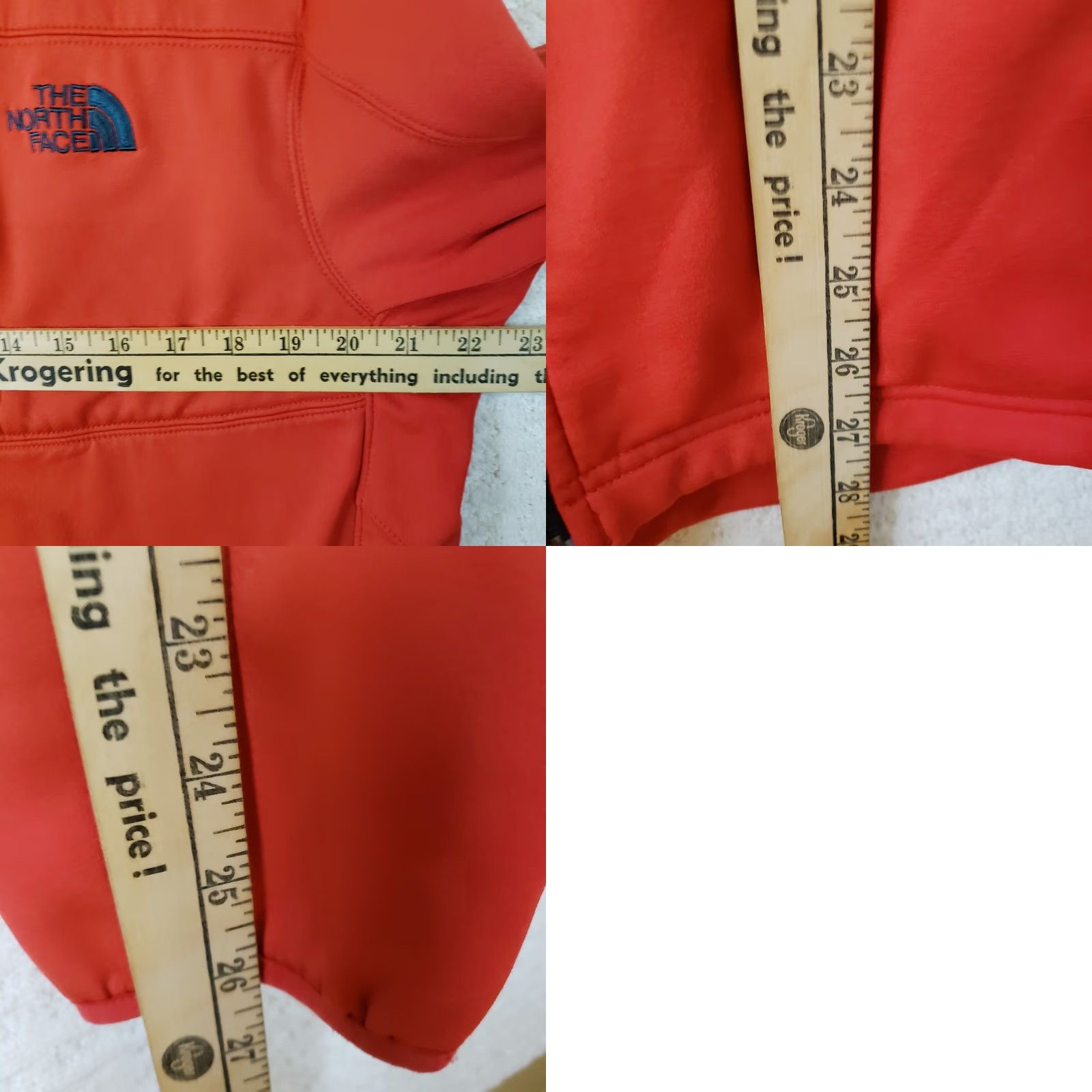 The North Face The North Face Mens Medium Soft Shell Jacket Full Zip Red Lined Red Size US M / EU 48-50 / 2 - 10 Thumbnail