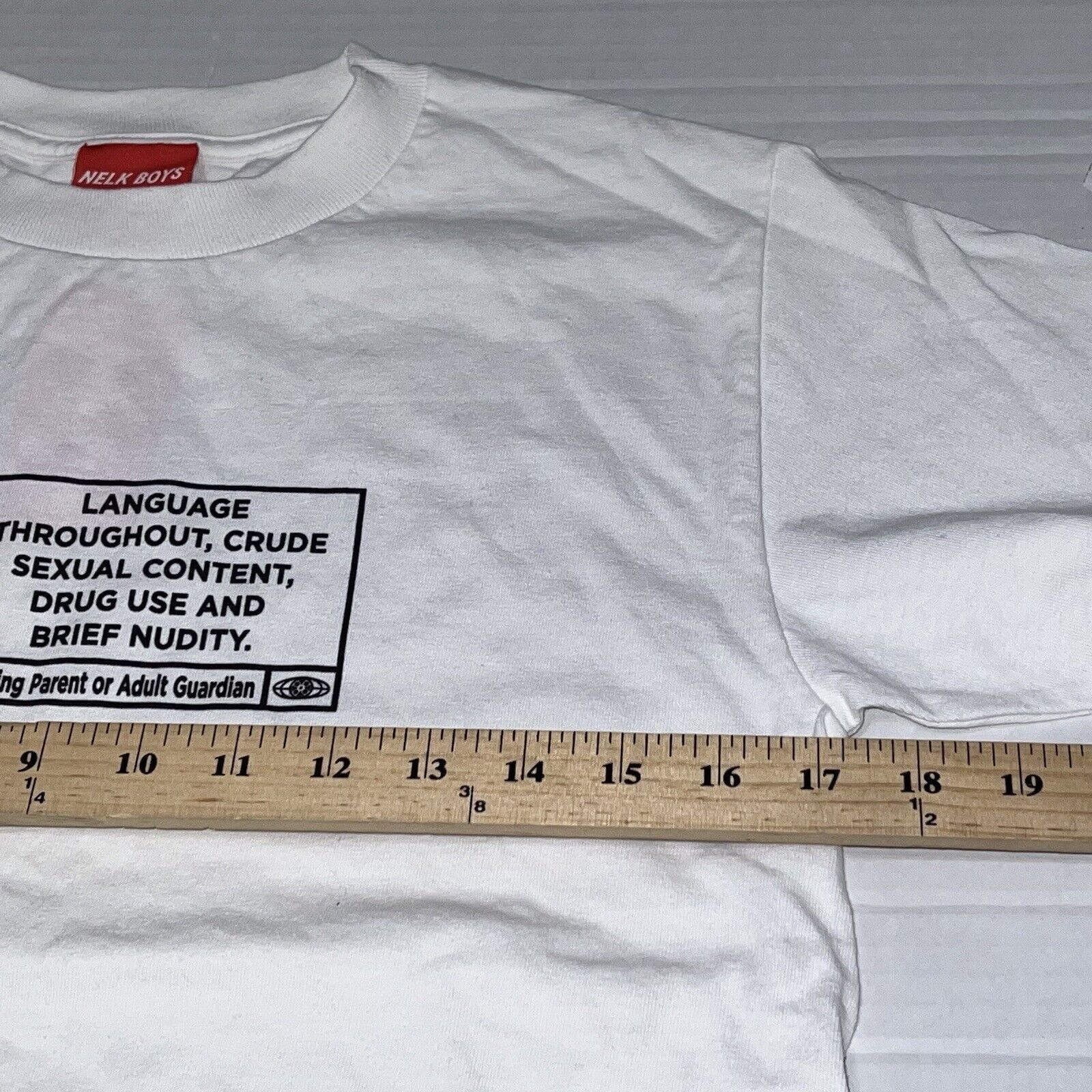 Full Send NWT Full Send Nelk Boys Rated F Shirt Men’s Size Small White Size US S / EU 44-46 / 1 - 6 Thumbnail