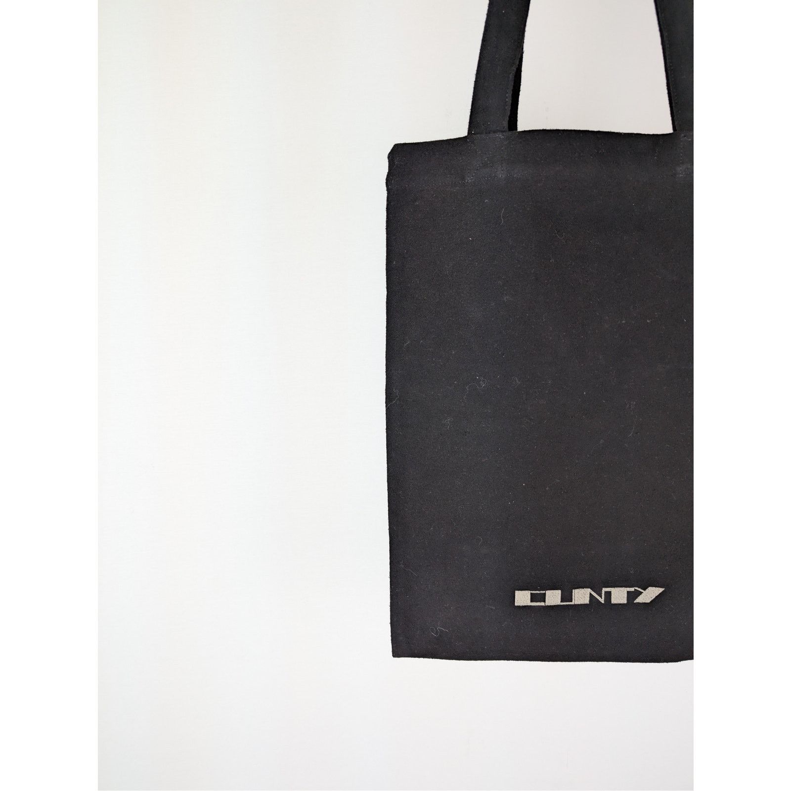 Rick Owens Drkshdw o1rshd1 Size: OS / cotton canvas shopper tote bag in Black Size ONE SIZE - 4 Thumbnail