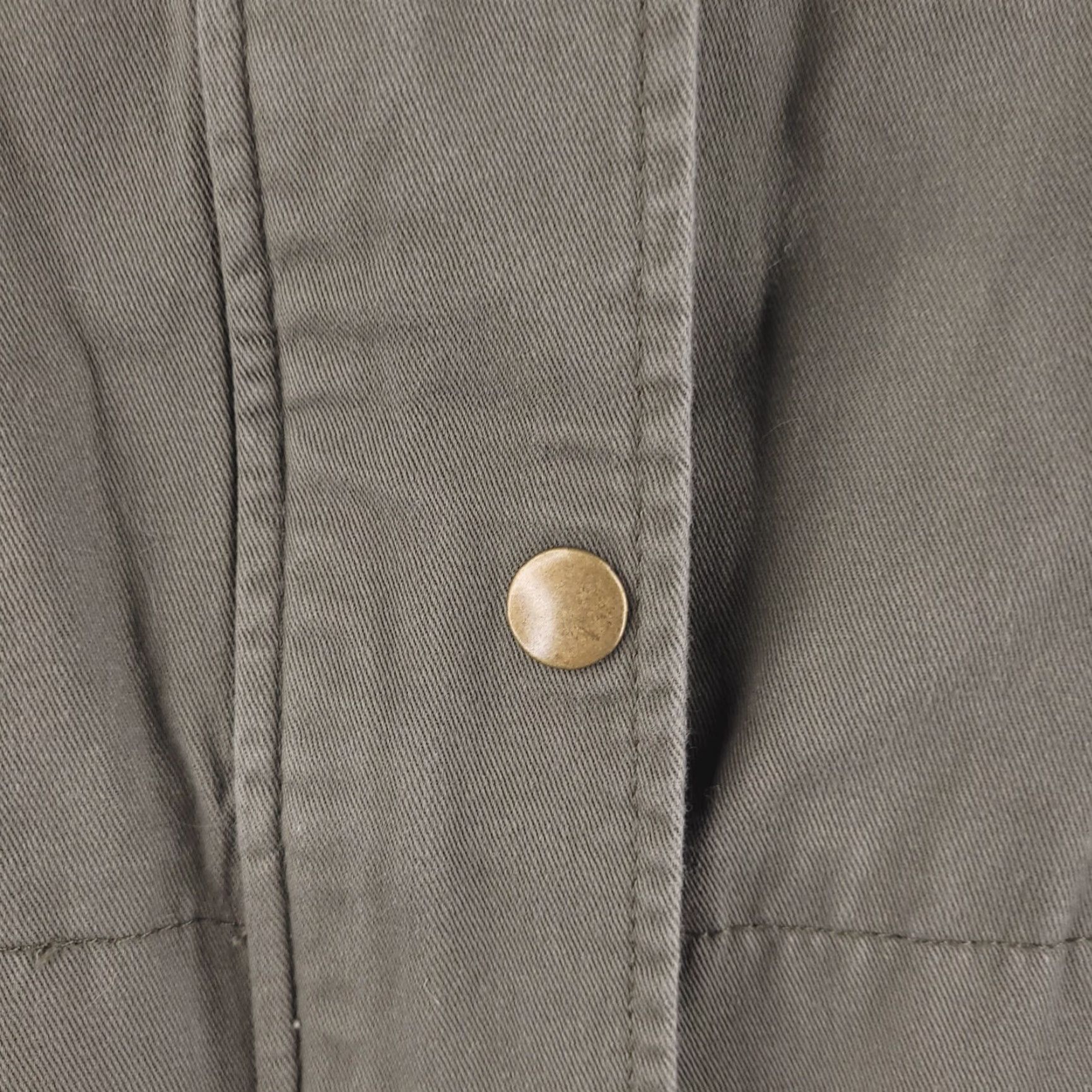 Forever 21 Forever 21 Jacket Womens Large Olive Green Military Overcoat Zip Size L / US 10 / IT 46 - 3 Thumbnail