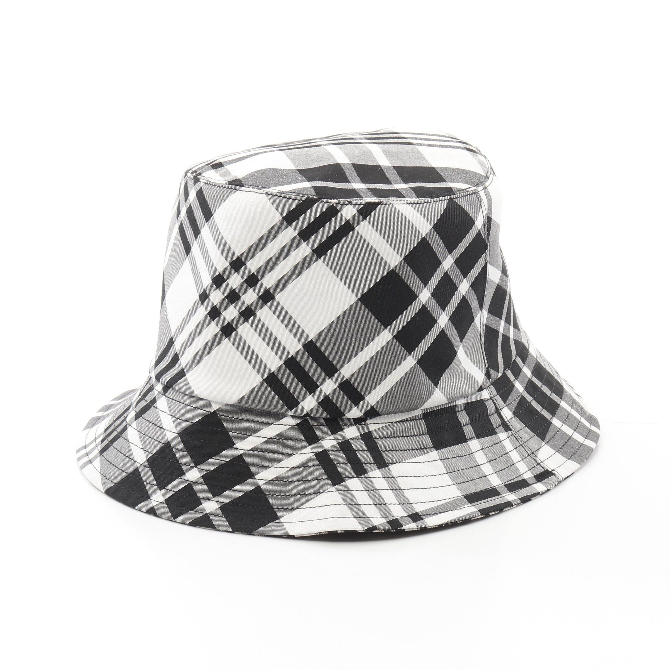 Dior Dior Bucket Hat Check Fabric Black White Reversible Size ONE SIZE - 1 Thumbnail