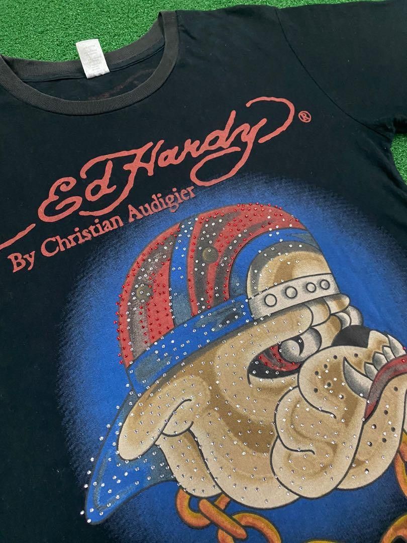 Christian Audigier × Ed Hardy RARE BULLDOG ED HARDY CHRISTIAN AUDIGER #SKU-A281 DP1 Size US M / EU 48-50 / 2 - 2 Thumbnail