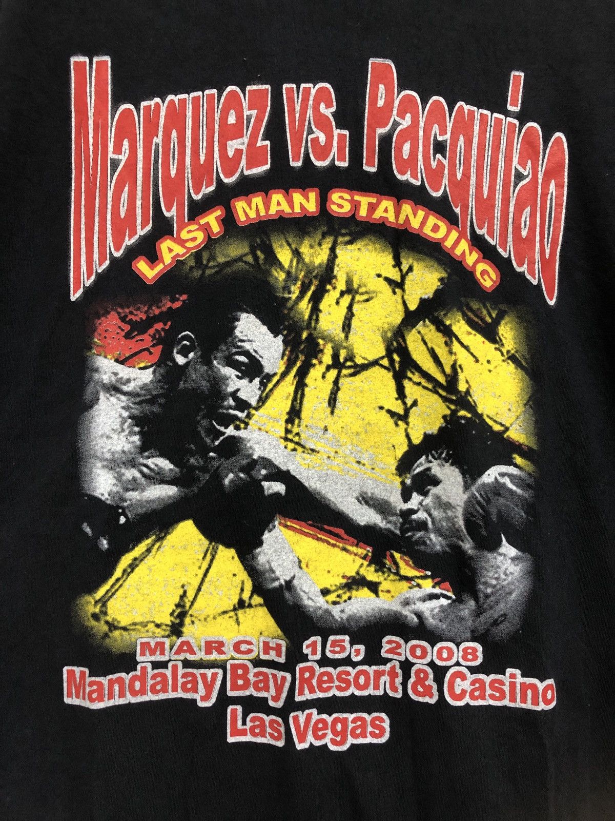 Vintage Vintage Marquez Vs Pacquiao T-Shirt Size US XXL / EU 58 / 5 - 2 Thumbnail