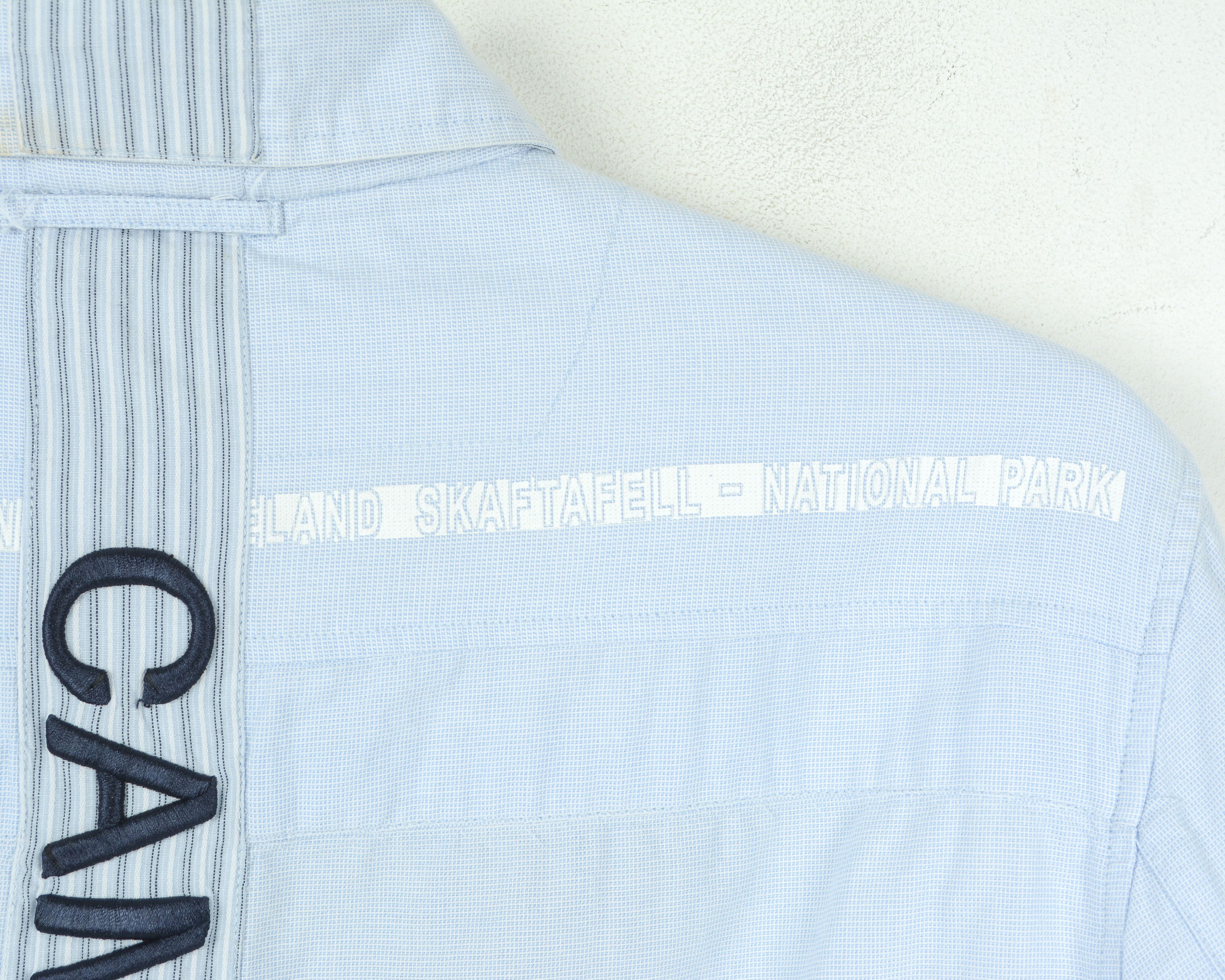 Camp David Shirt Muscle Fit M Long Sleeve Cotton Casual Button Up Blue Size US M / EU 48-50 / 2 - 3 Thumbnail