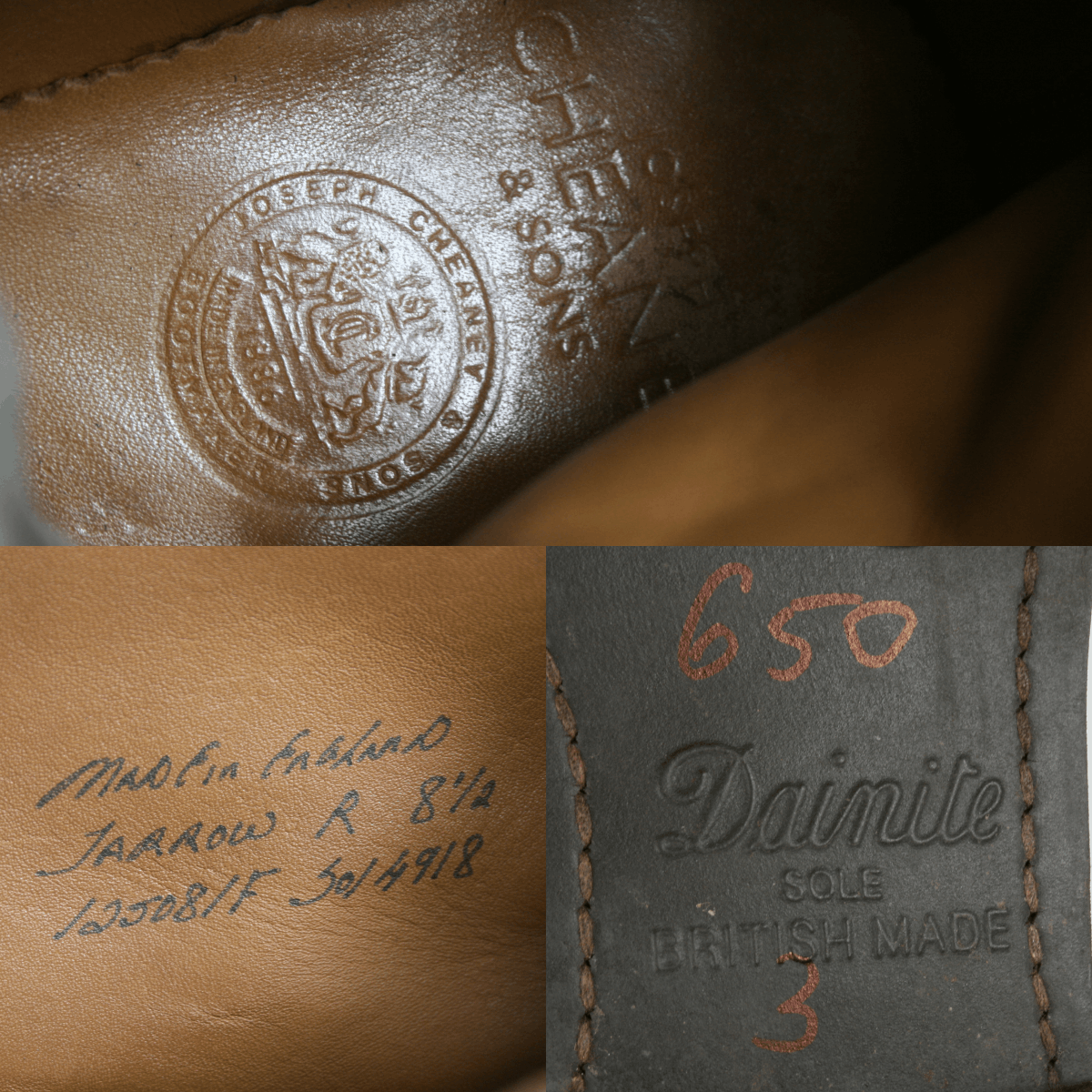 Cheaney Jarrow R Suede Derby Boots Made in England 8.5UK Size US 9.5 / EU 42-43 - 14 Thumbnail