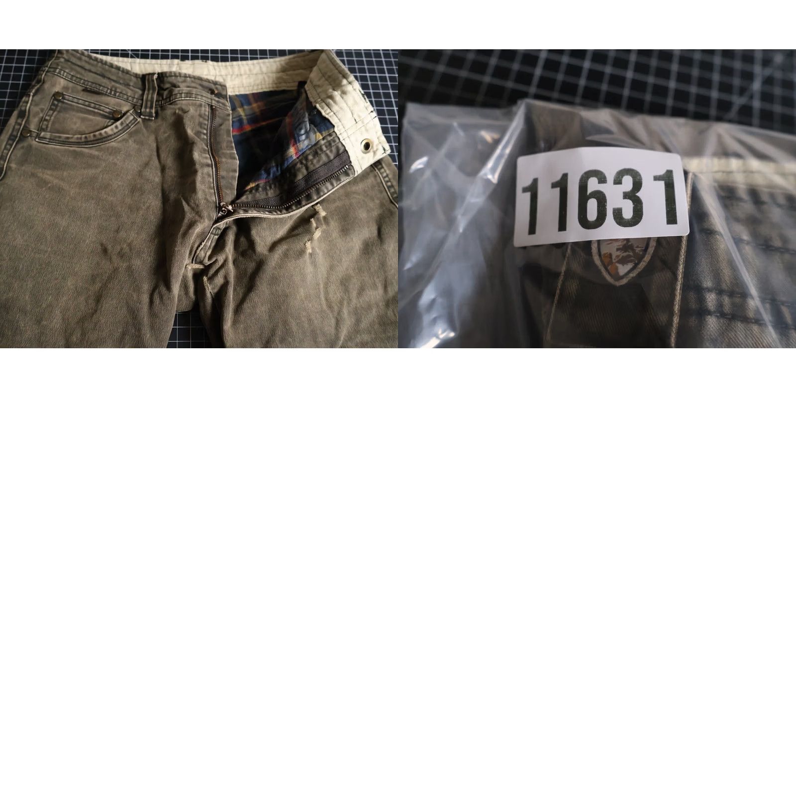 Vintage Kuhl Hot Rydr Flannel Lined Pants Men 28 x 31 Olive Green Vintage Patina Dye Chino Straight Zip Fly Stretch Casual Outdoors Size US 29 - 11 Thumbnail