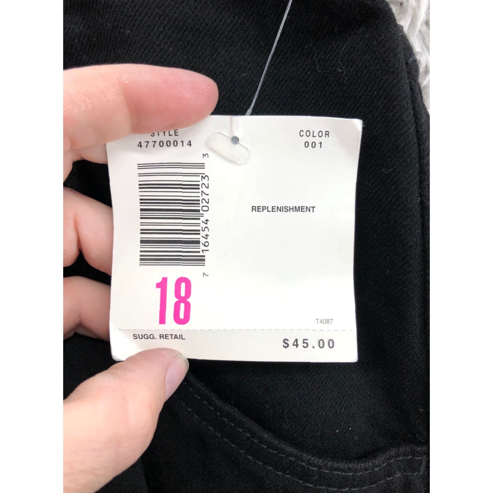 Vintage Elizabeth Jeans Women's Plus Size 18 High Rise Dark Wash Black Denim Skinny 5-Pocket Elizabeth Sport by Liz Claiborne Womens Jeans Mens? Size 40" / US 18 - 6 Thumbnail