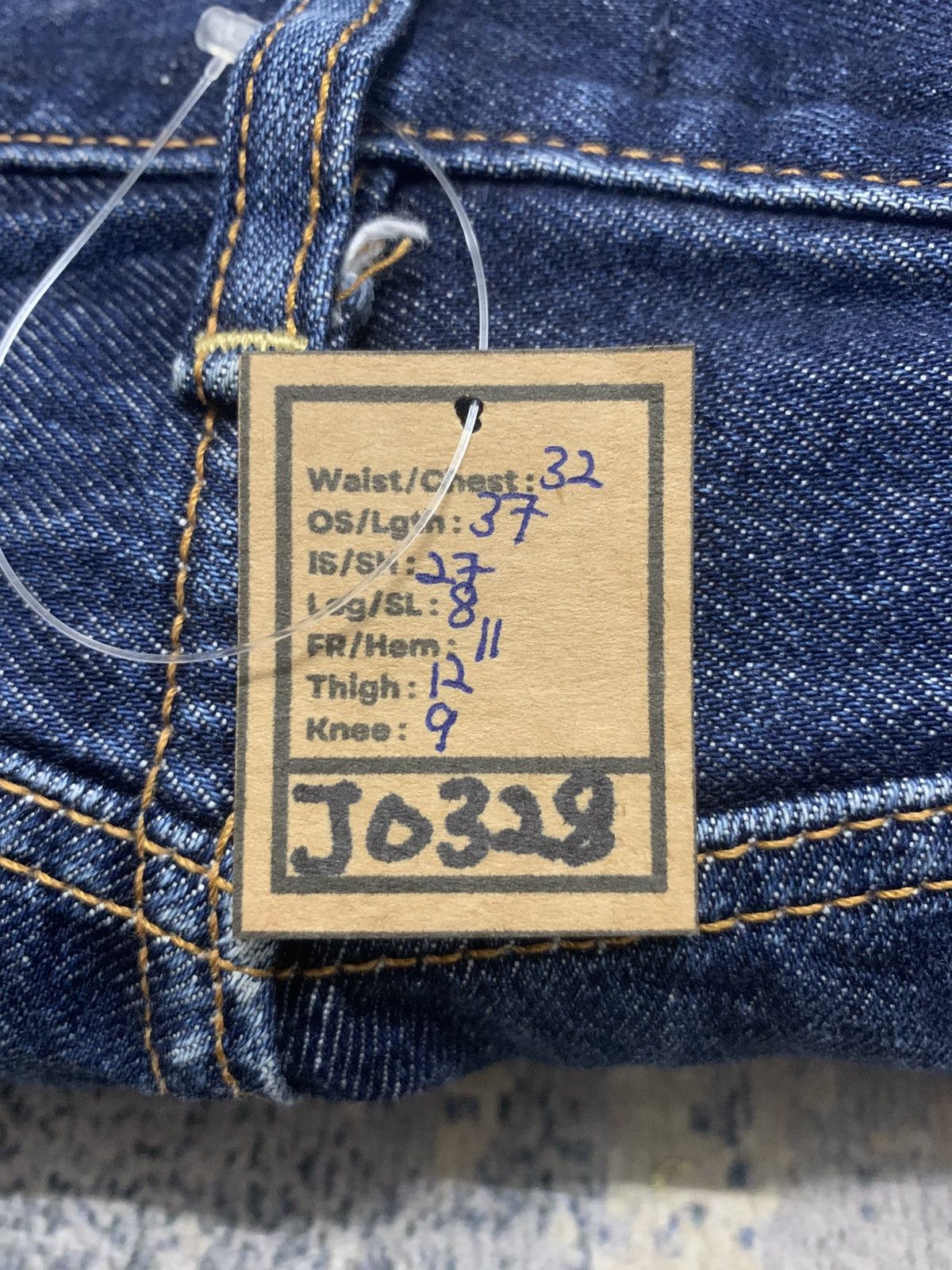 Japanese Brand Vintage Uniqlo Rusty Claw Mark Japanese Denim Jeans Size US 32 / EU 48 - 13 Thumbnail