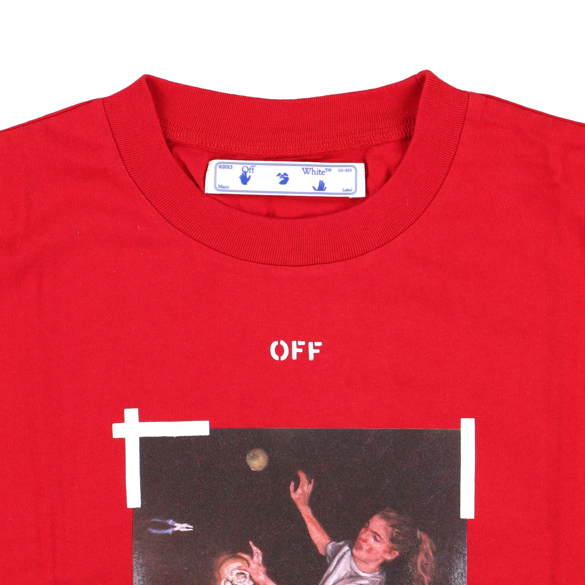 Off-White Red Pascal Skeleton Painting Arrows T-Shirt Size US M / EU 48-50 / 2 - 6 Thumbnail
