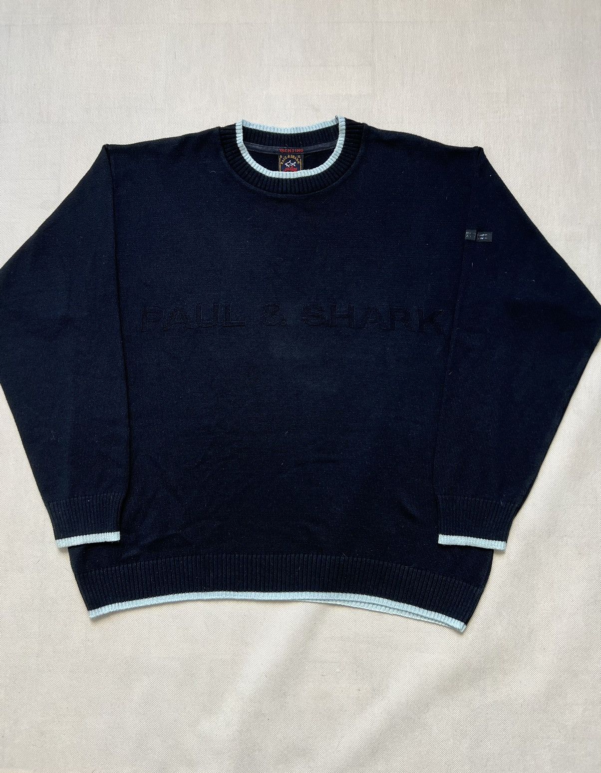 Paul & Shark × Vintage Sweater Paul & Shark big logo vintage 90’s Size US XL / EU 56 / 4 - 1 Thumbnail