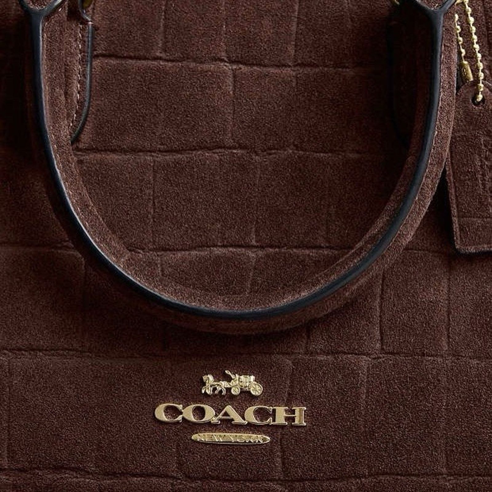 Coach NWT Coach Maggie Small Tote Bag CCC71 Gold/Maple Size ONE SIZE - 14 Thumbnail