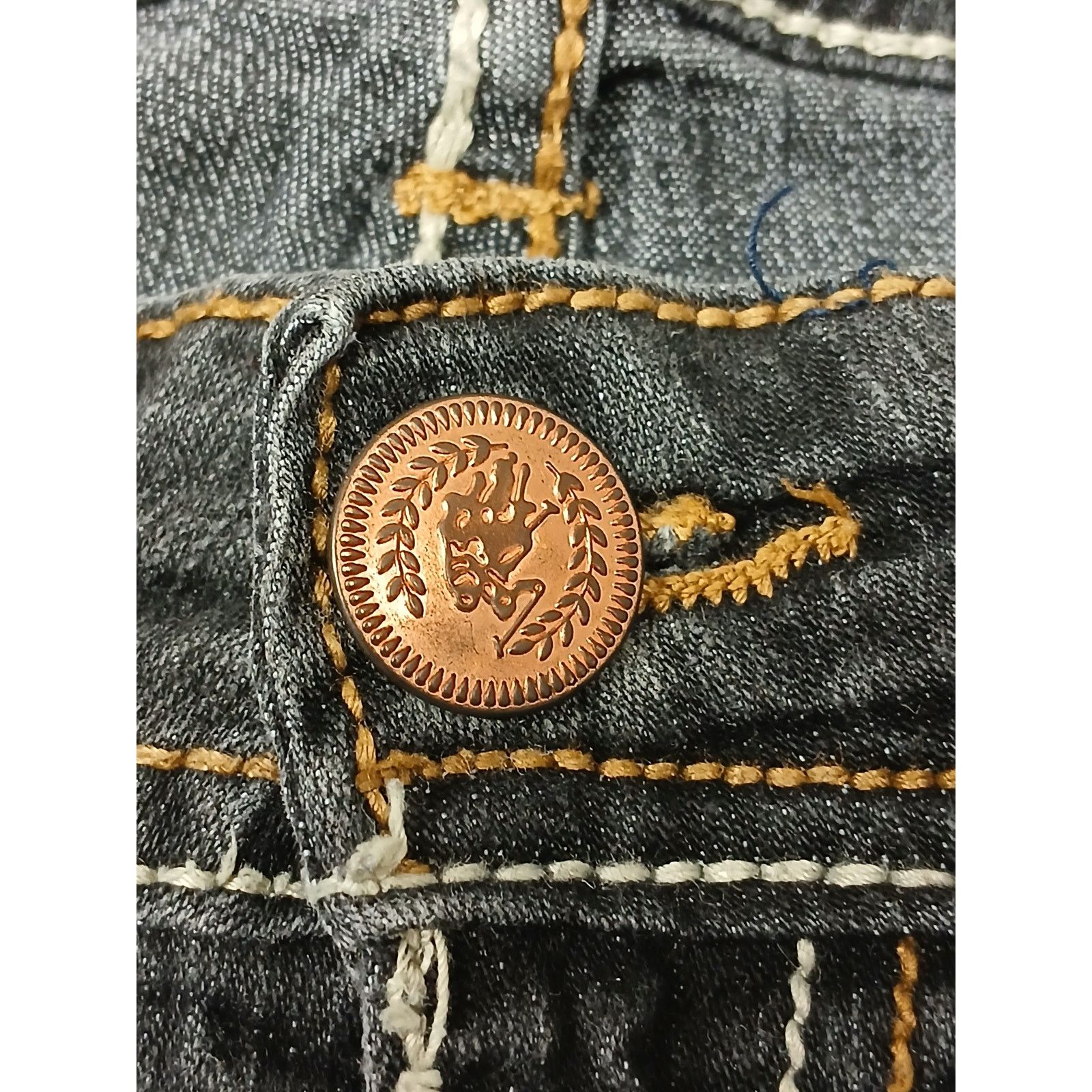 U.S. Polo Assn. U.S. Polo Assn. (10) Straight Boot Cut Black Denim Jeans Size 32" / US 10 / IT 46 - 7 Thumbnail