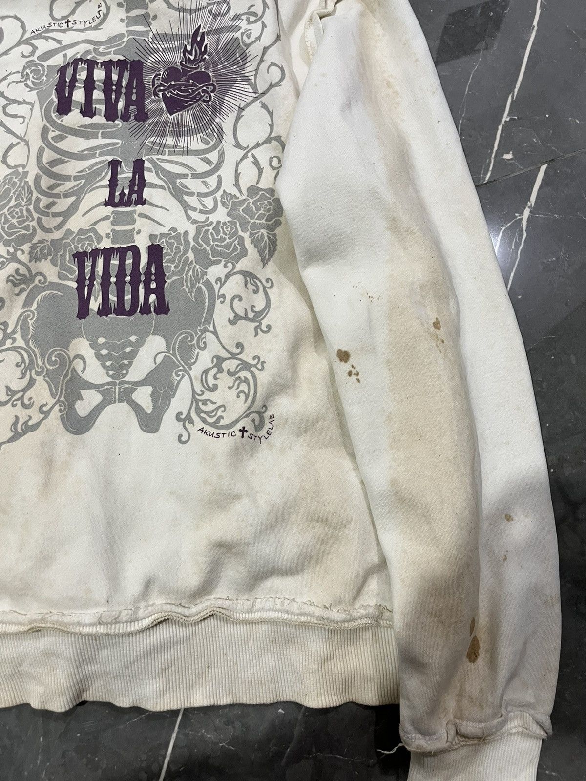 Nine Lives NINE LIVES DESTROYED ZIP HOODIE Size US L / EU 52-54 / 3 - 5 Thumbnail