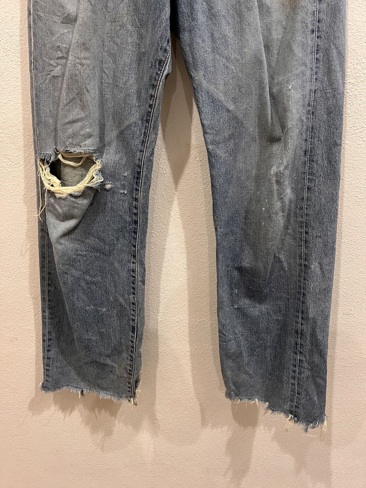 Vintage Vintage Edwin Distressed Selvedge Denim Pant Size US 28 / EU 44 - 4 Thumbnail