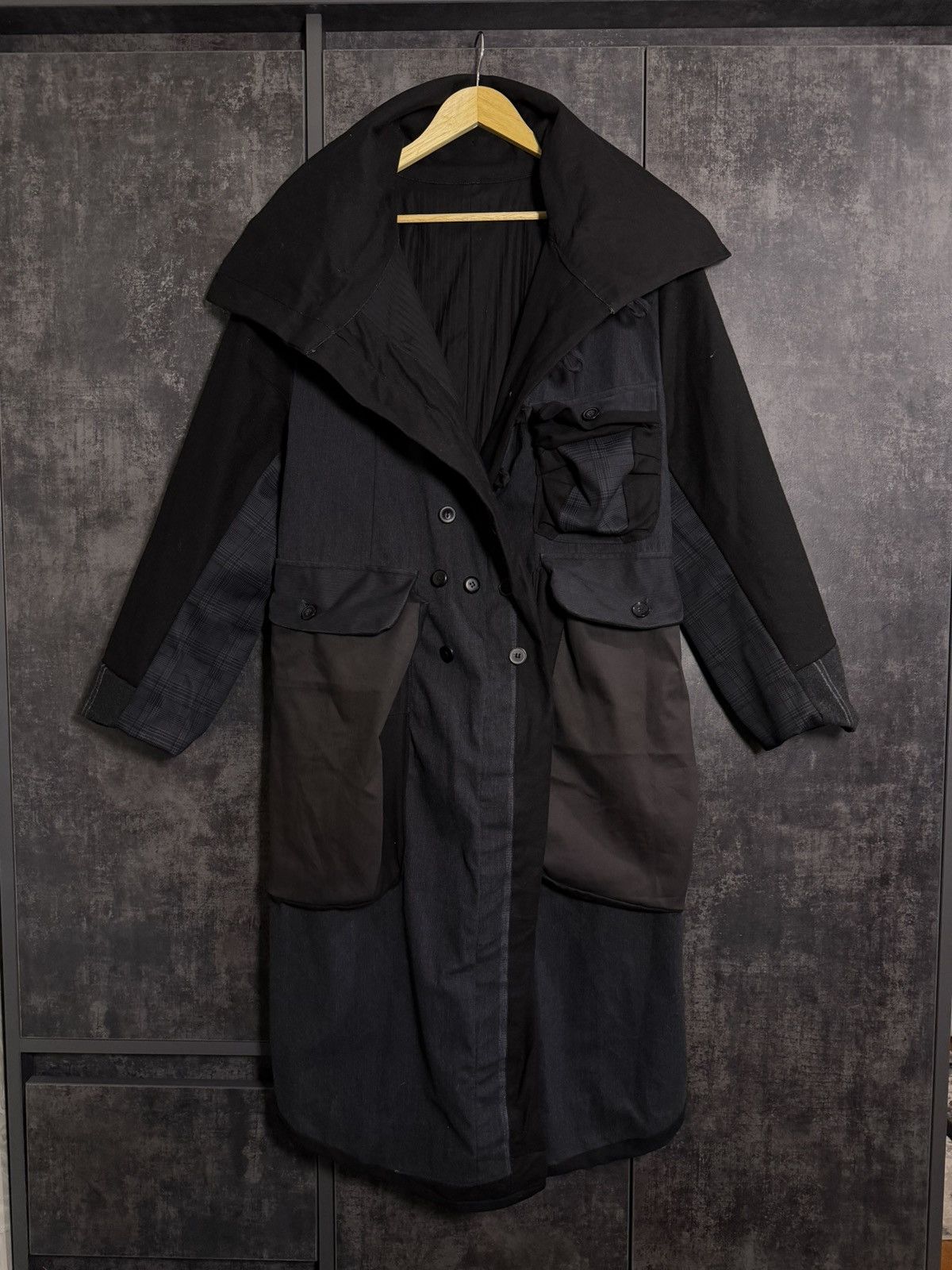Tornado Mart Archive Tornado Mart Rebuild Coat Yohji Junya Miyake Acronym Size US L / EU 52-54 / 3 - 1 Thumbnail