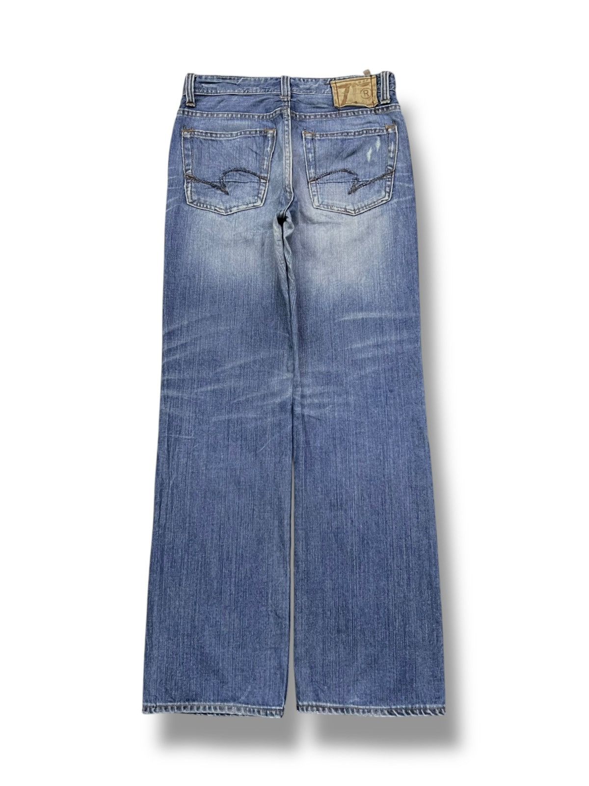 Japanese Brand Vintage Z-Brand - Faded Wash, Distressed Denim Size US 32 / EU 48 - 3 Thumbnail