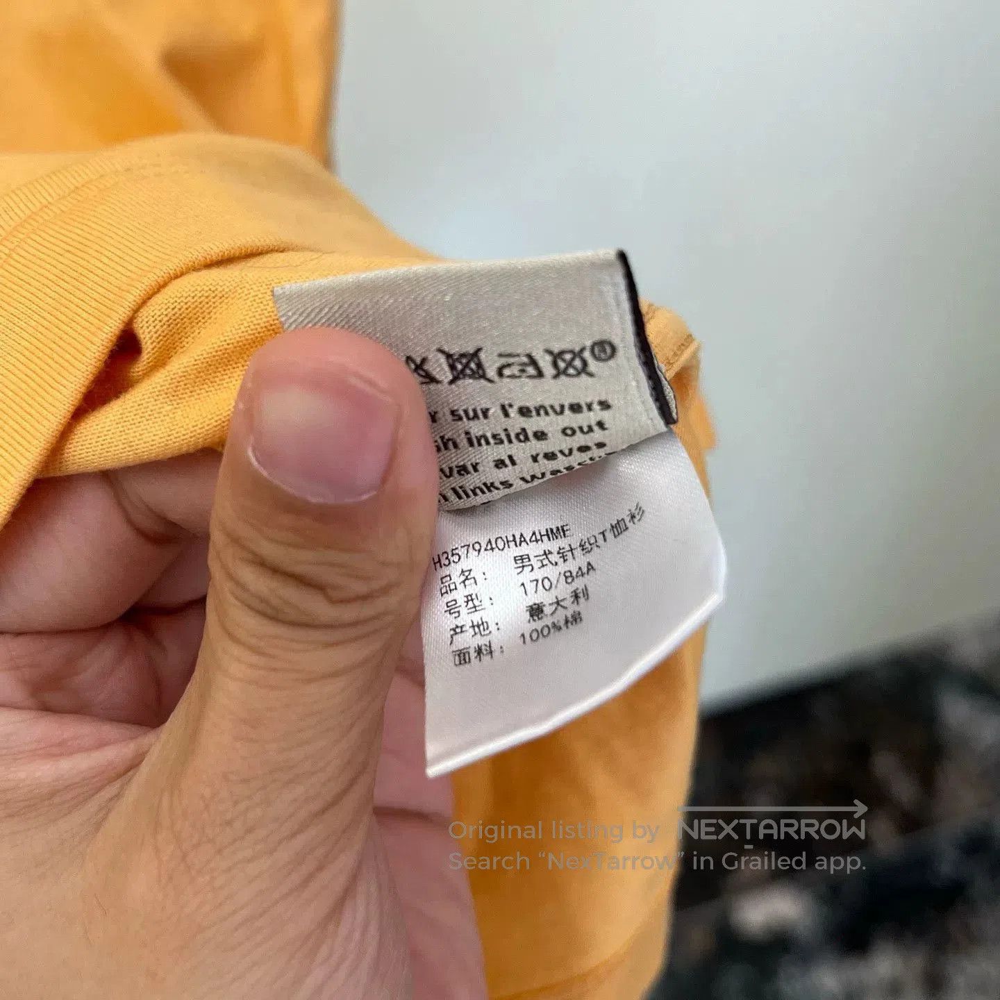 Hermes HERMES SS23 Melon Logo Print T. Size US M / EU 48-50 / 2 - 7 Thumbnail