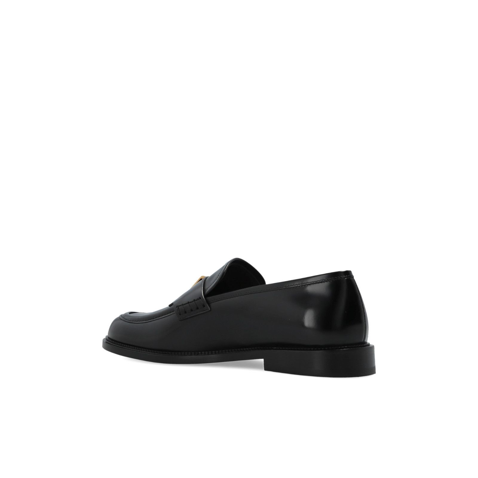 Versace VERSACE Black Leather Loafers New And Authentic (Men's size: Size US 10.5 / EU 43-44 - 3 Thumbnail
