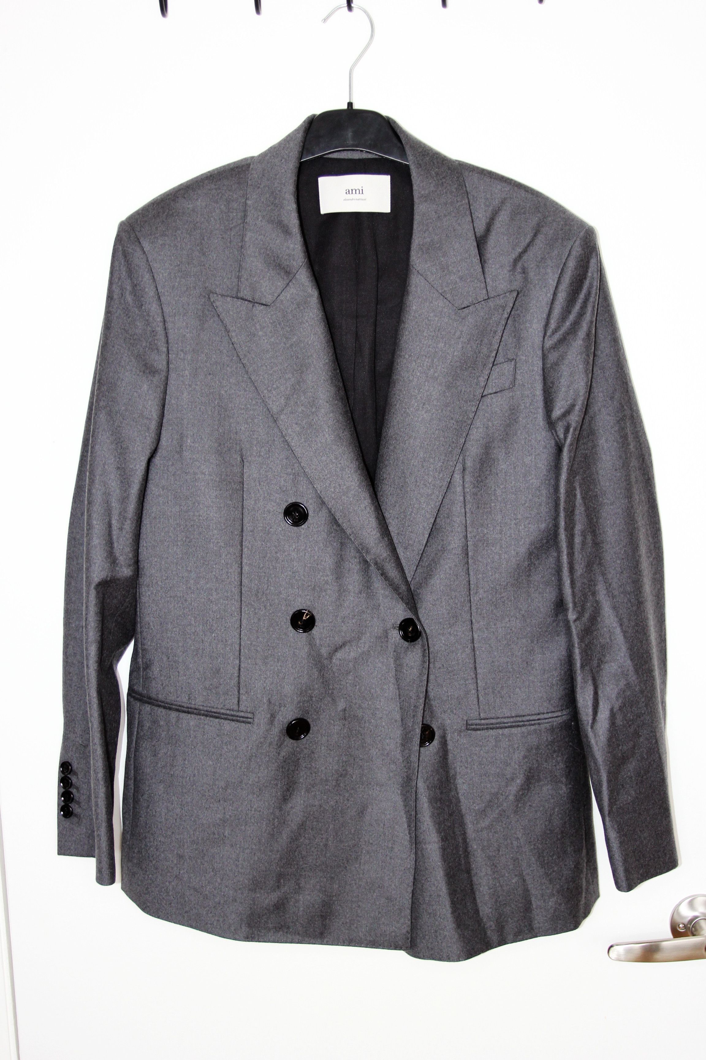 AMI BNWT AW25 AMI DOUBLE BREASTED VIRGIN WOOL BLAZER JACKET 46 Size US S / EU 44-46 / 1 - 2 Thumbnail