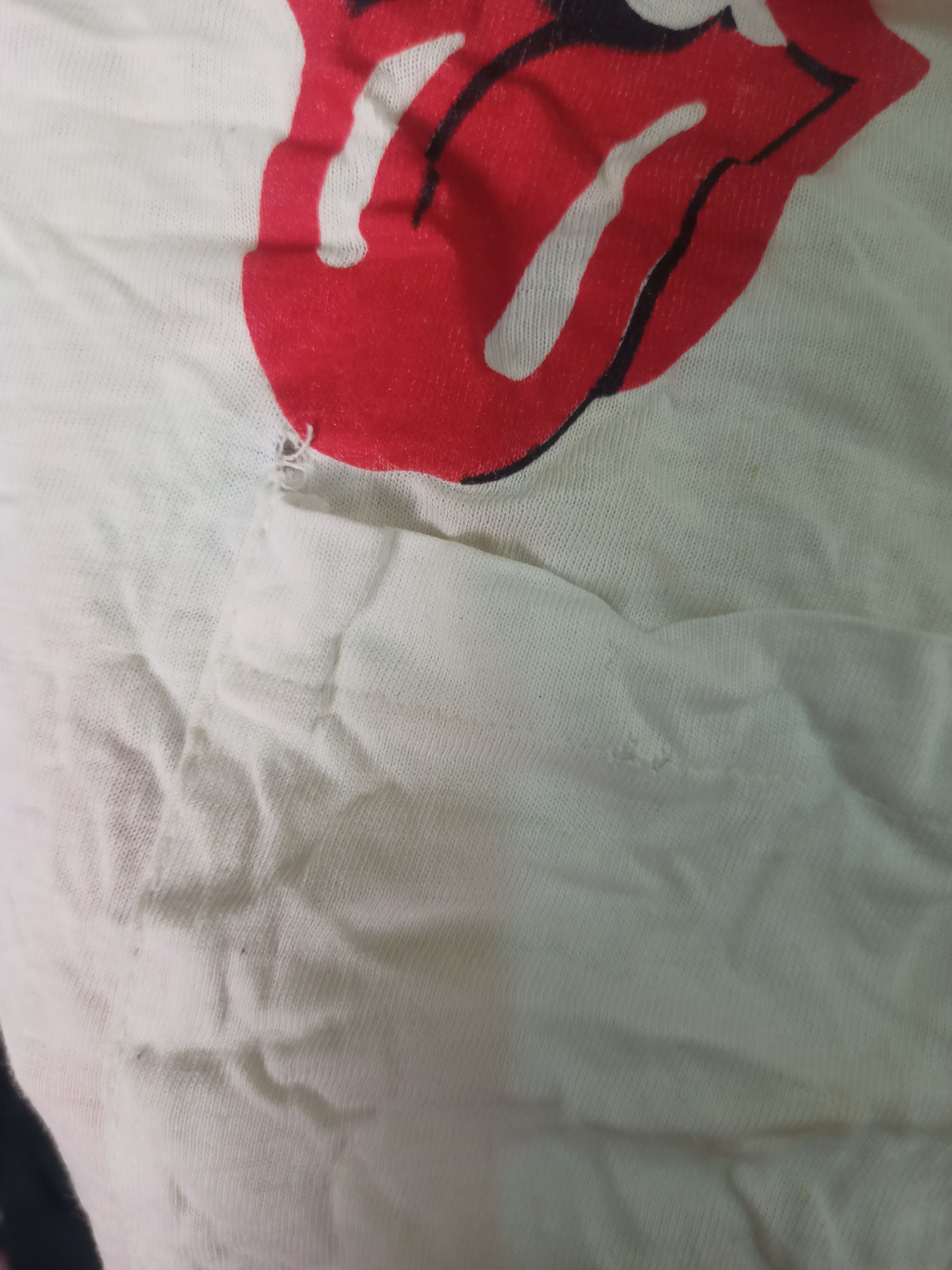 Band Tees × Vintage Vintage Rare 80s Rolling Stones Single Pocket Size US M / EU 48-50 / 2 - 8 Thumbnail