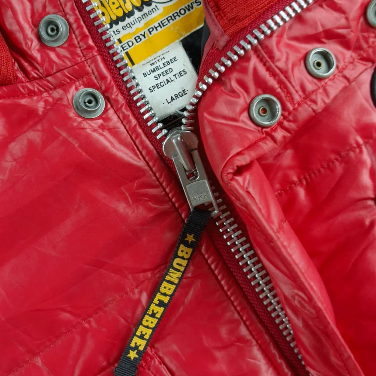 Pherrow's Bumblebee Motorsport Equipment Puffer Jacket Size US L / EU 52-54 / 3 - 8 Thumbnail