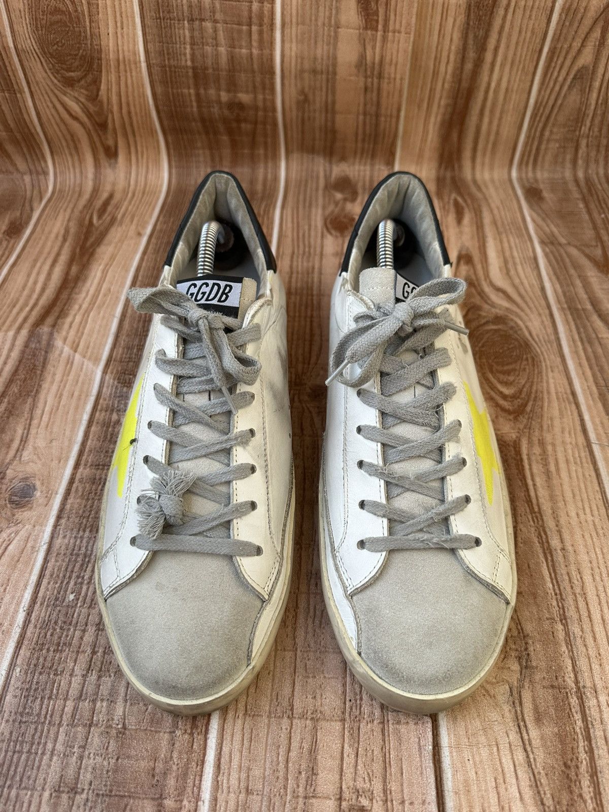 Golden Goose Golden Goose ‘Have a Golden Day’ White Leather/Suede Lowtops Size US 10 / EU 43 - 4 Thumbnail