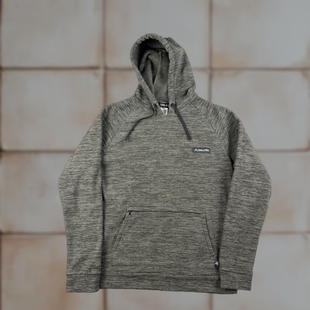 Vintage Colaatree Hoodie Size S Regular Pullover Gray Fleece Pocketed Zoned Recycled Polyester Burnished Zip Men Size US S / EU 44-46 / 1 - 1 Thumbnail