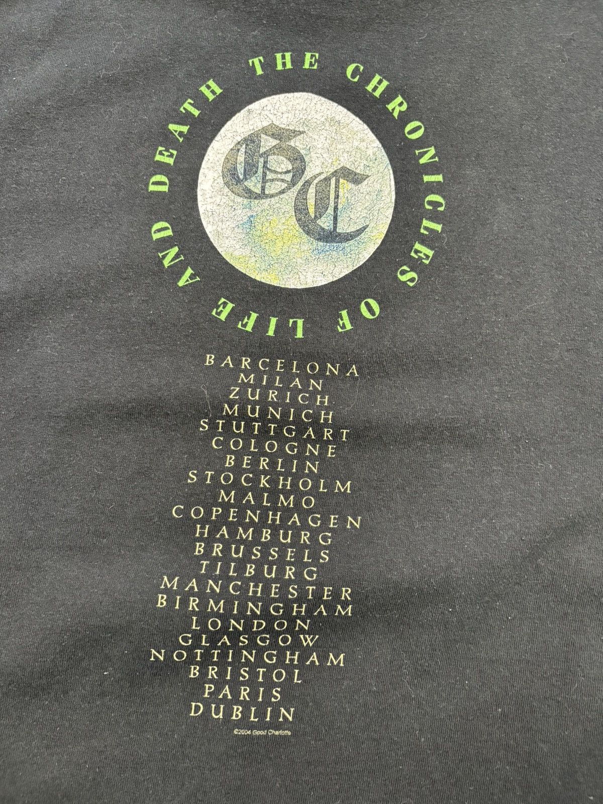 Band Tees Vintage 2004 Good Charlotte The Chronicles Of Life Tour Tee Size US M / EU 48-50 / 2 - 12 Thumbnail
