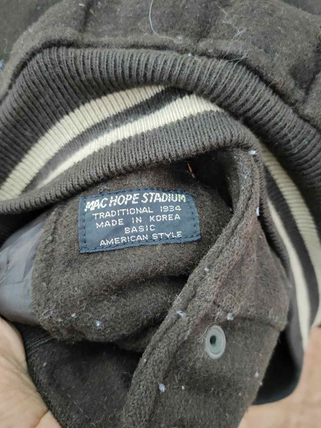 Japanese Brand MacHope Stadium wool varsity jacket vintage #4095 DLAL Size US L / EU 52-54 / 3 - 13 Thumbnail