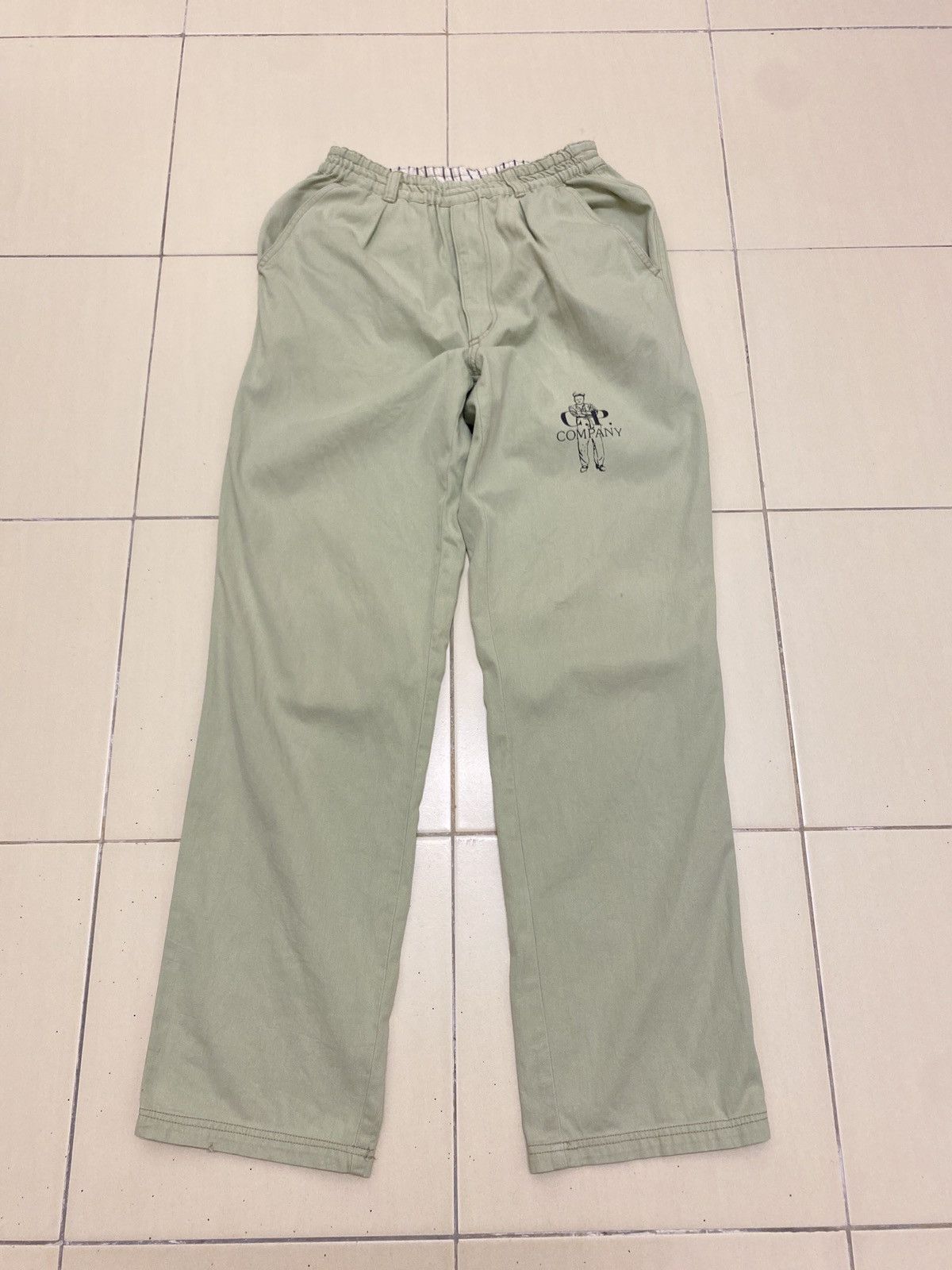 image of C P Company Cp Company Pants in Mint Green, Men's (Size 30)